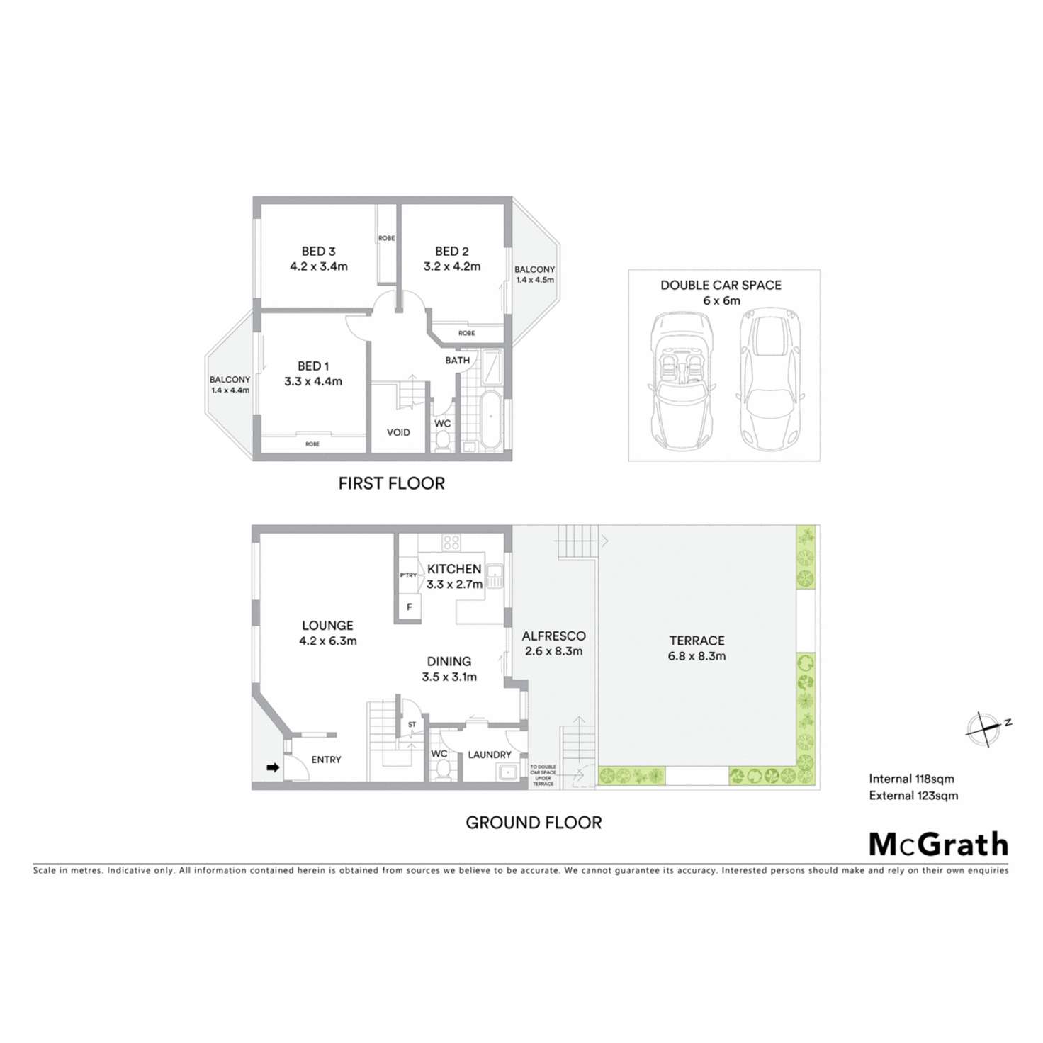 Floorplan of Homely townhouse listing, 5/2 Mainsail Place, West Ballina NSW 2478