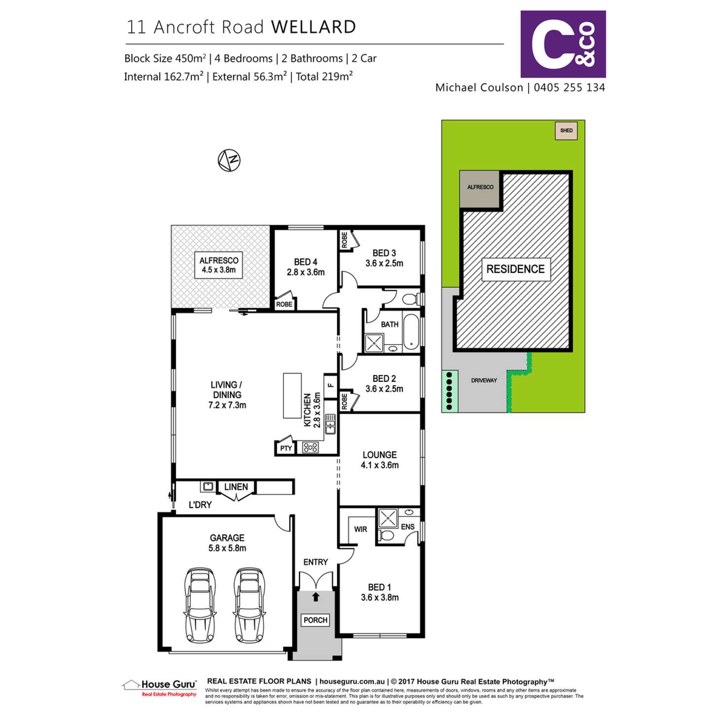 Floorplan of Homely house listing, 11 Ancroft Road, Wellard WA 6170