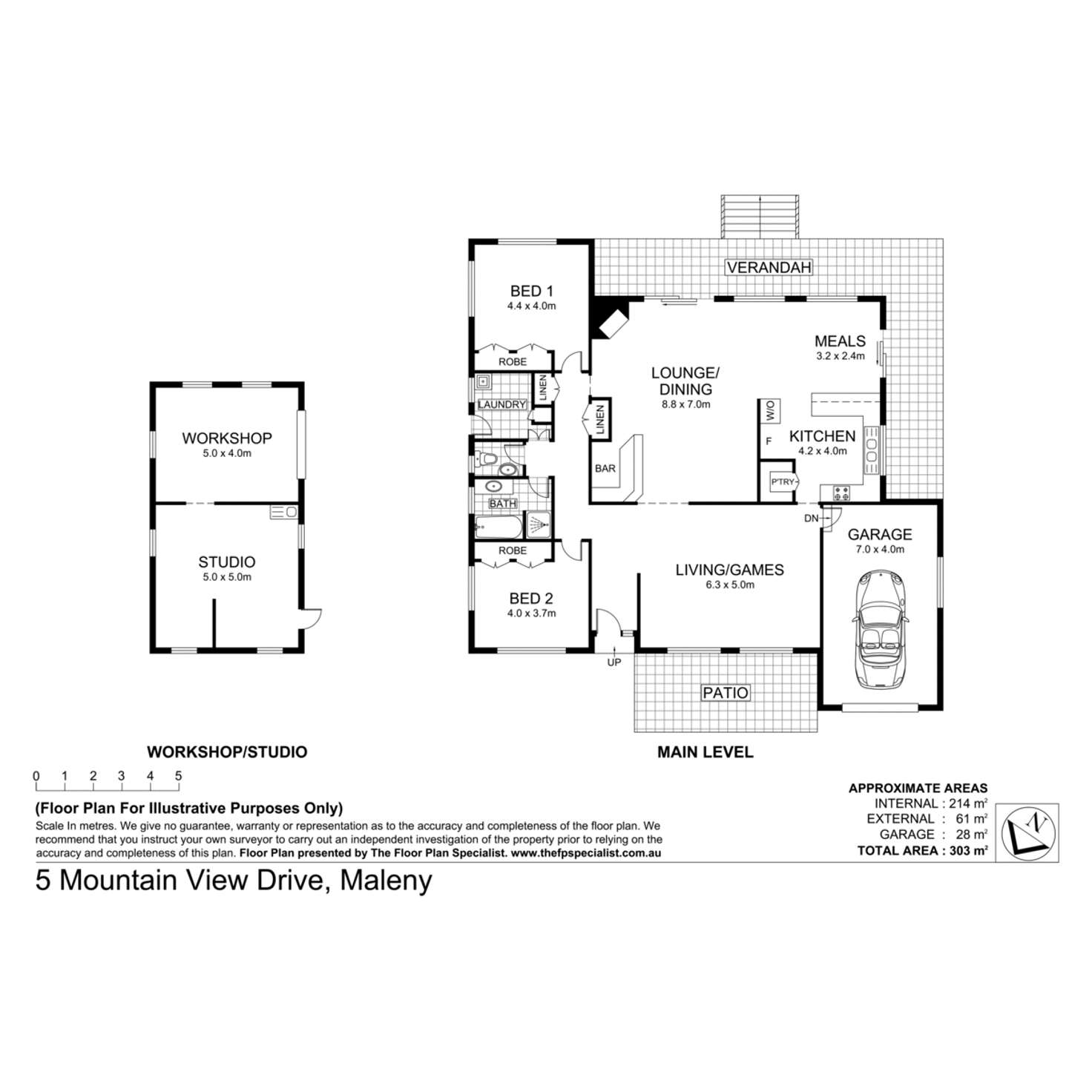 Floorplan of Homely house listing, 5 Mountain View Road, Bald Knob QLD 4552