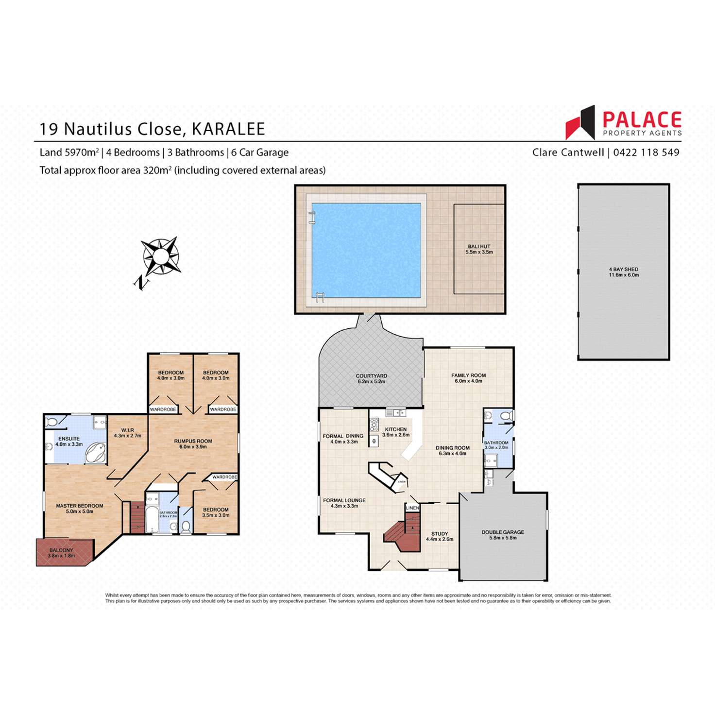 Floorplan of Homely house listing, 19 Nautilus Close, Karalee QLD 4306