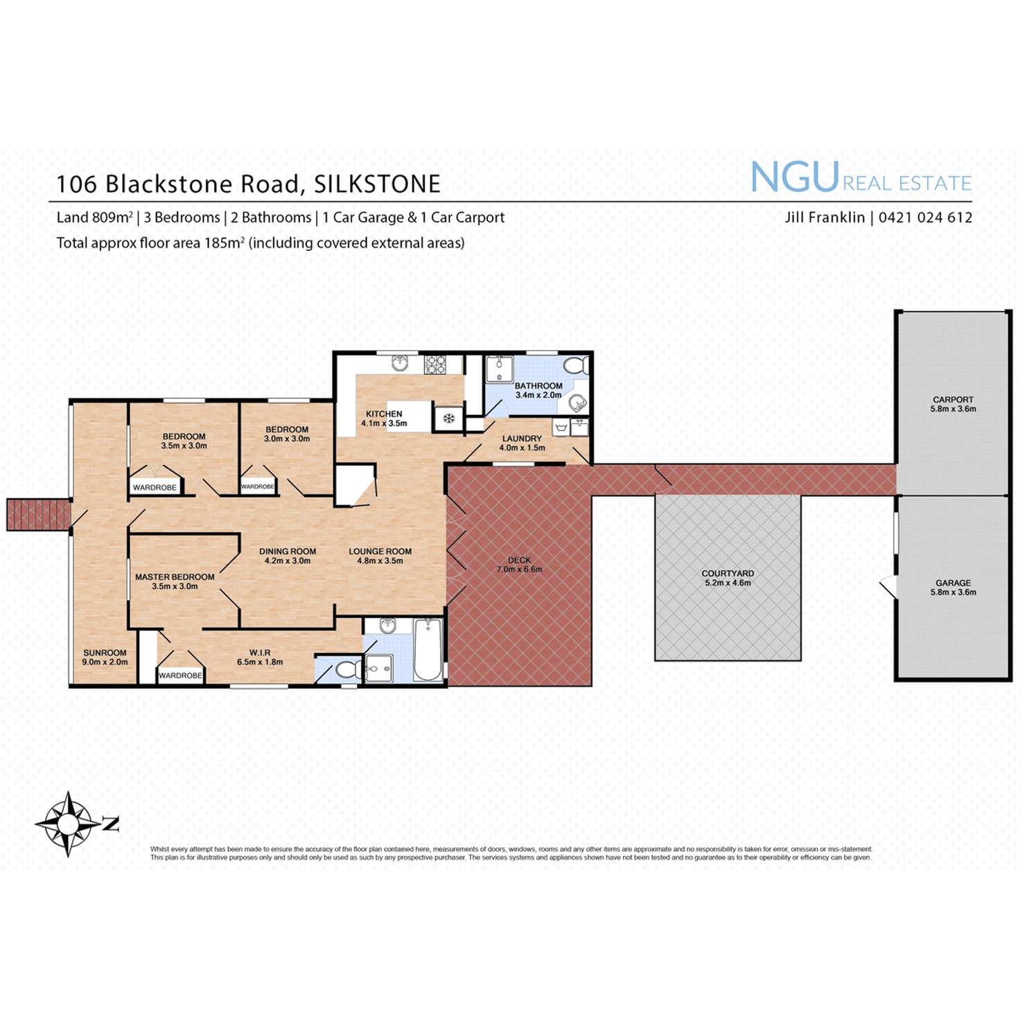 Floorplan of Homely house listing, 106 Blackstone Road, Silkstone QLD 4304