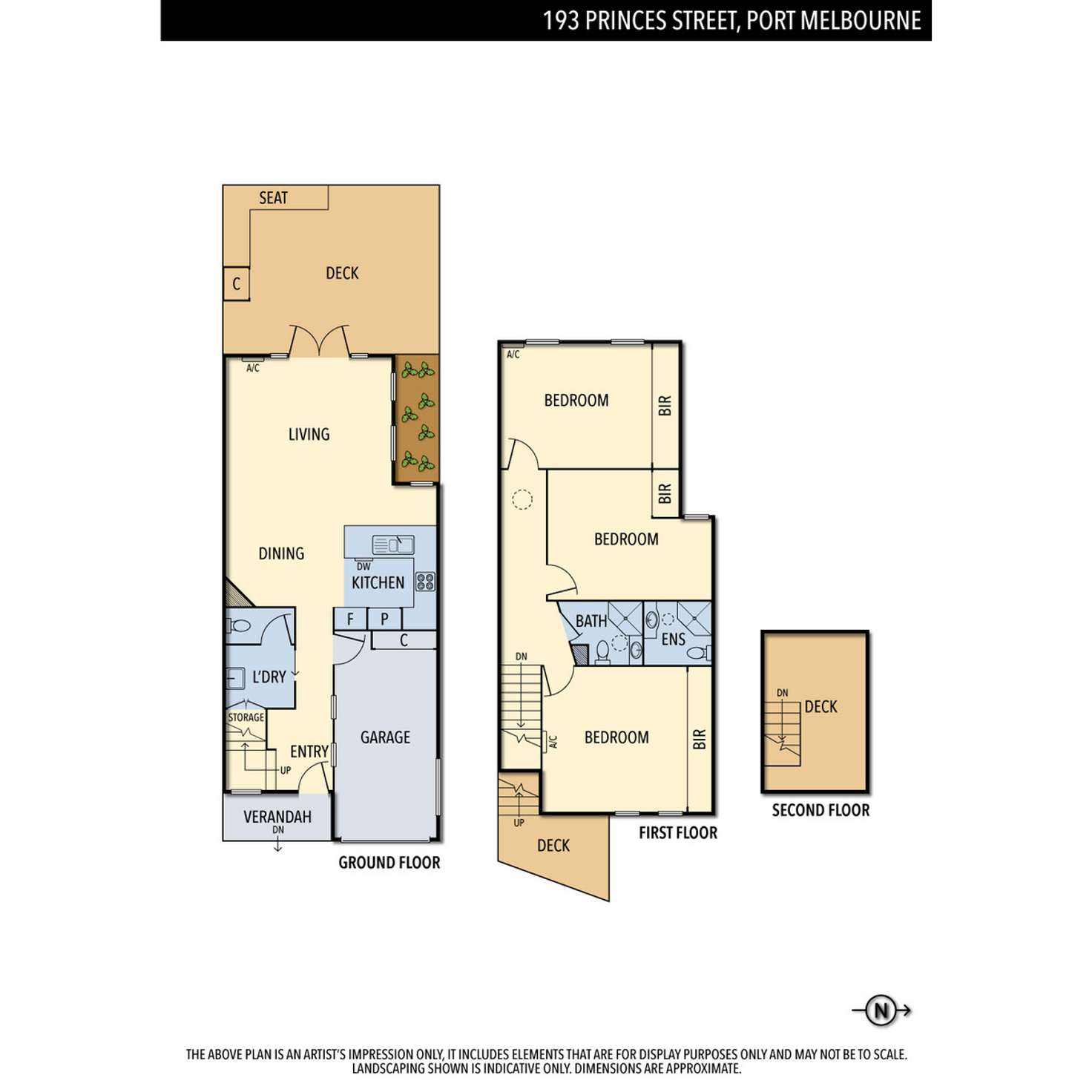 Floorplan of Homely house listing, 193 Princes Street, Port Melbourne VIC 3207