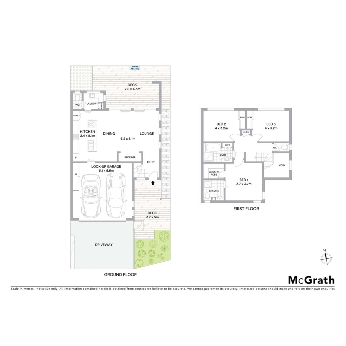 Floorplan of Homely unit listing, 2/9 Richmond Avenue, Ballina NSW 2478