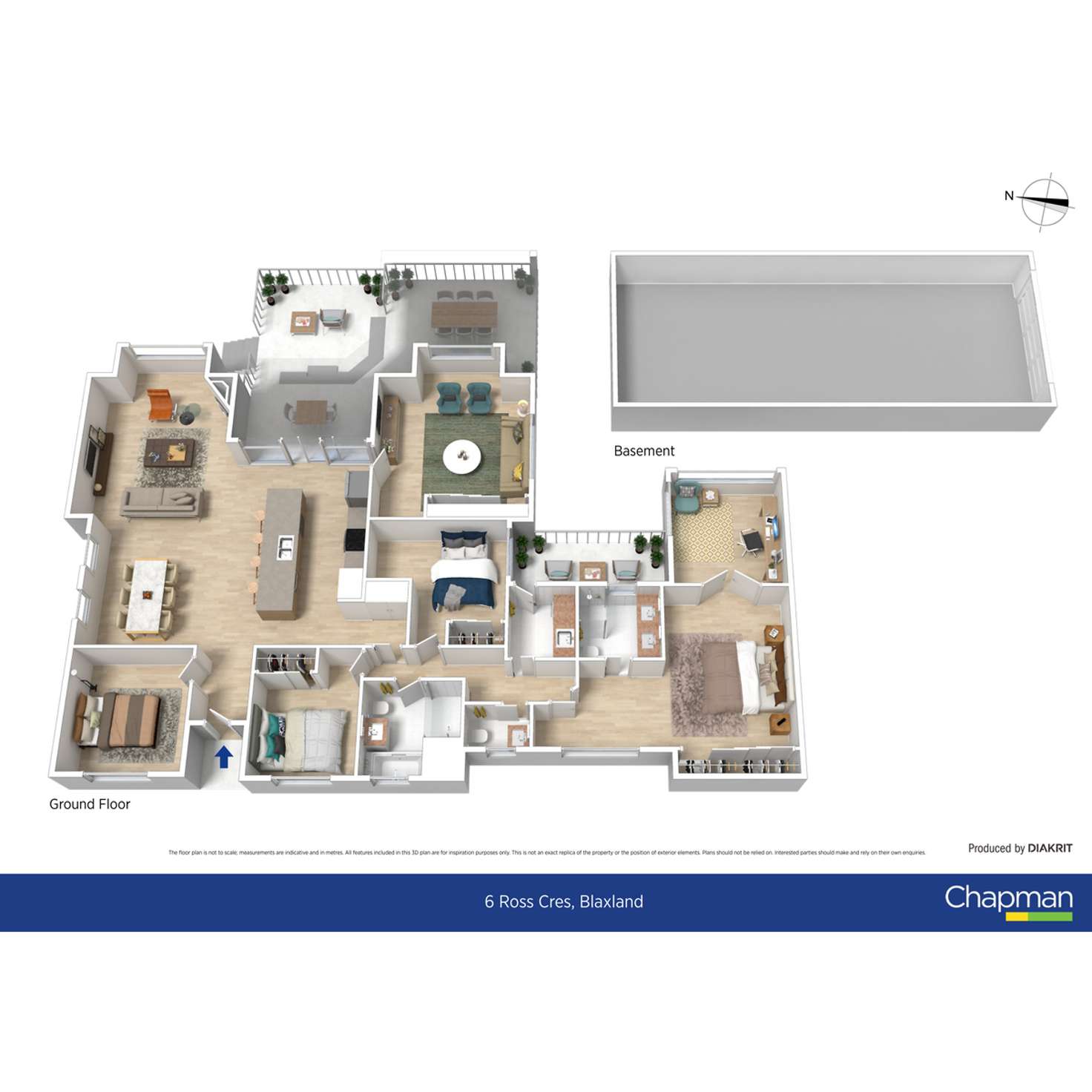 Floorplan of Homely house listing, 6 Ross Crescent, Blaxland NSW 2774