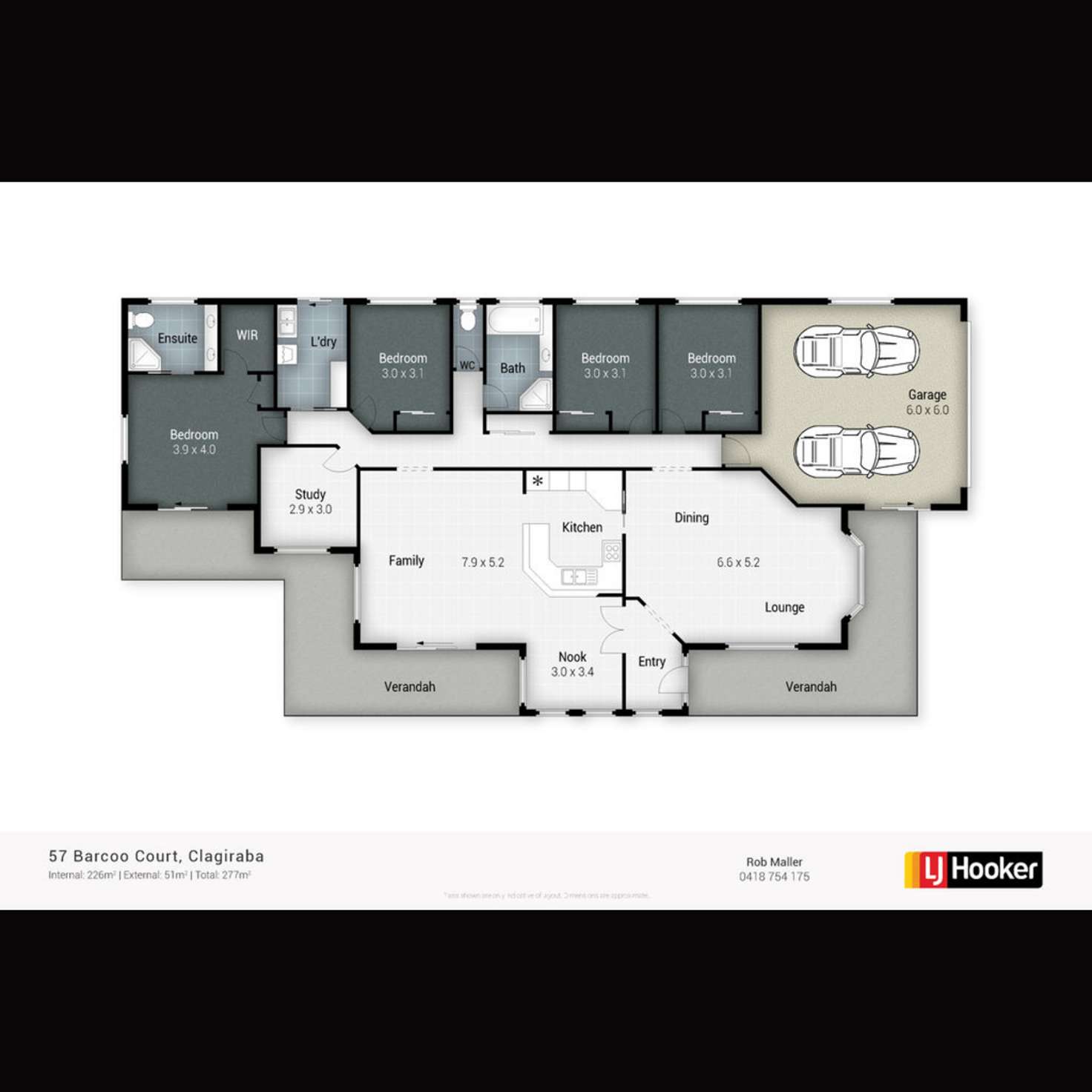 Floorplan of Homely house listing, 57 Barcoo Court, Clagiraba QLD 4211