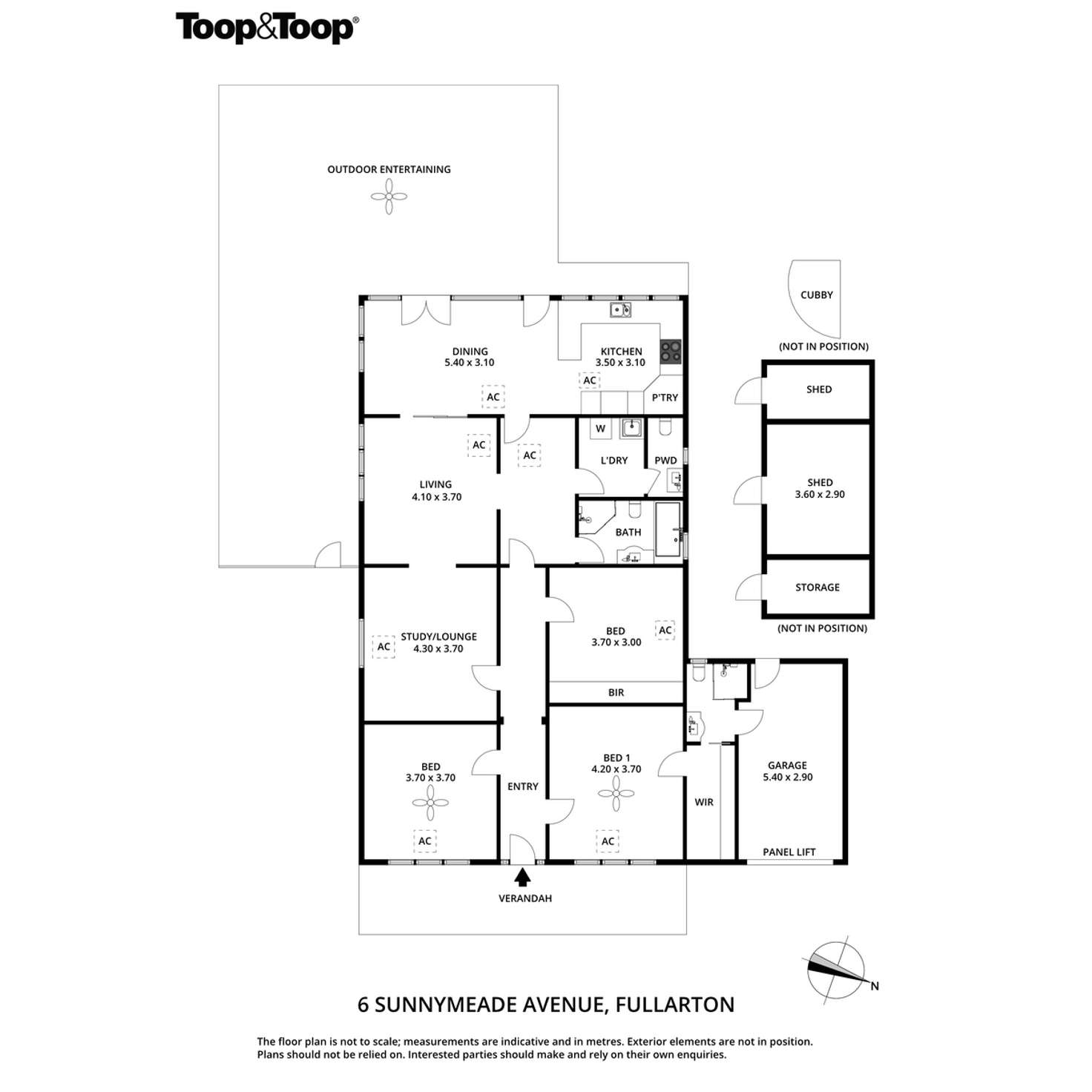 Floorplan of Homely house listing, 6 Sunnymeade Avenue, Fullarton SA 5063
