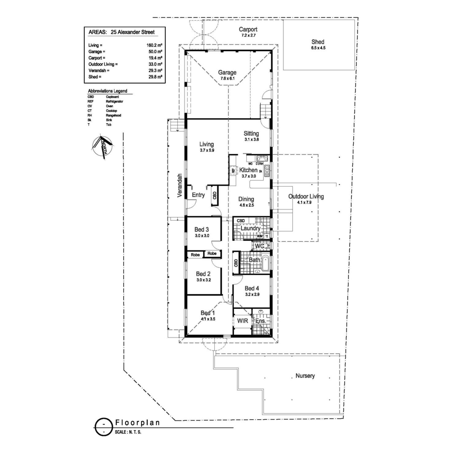 Floorplan of Homely house listing, 25 Alexander Street, Ashmont NSW 2650