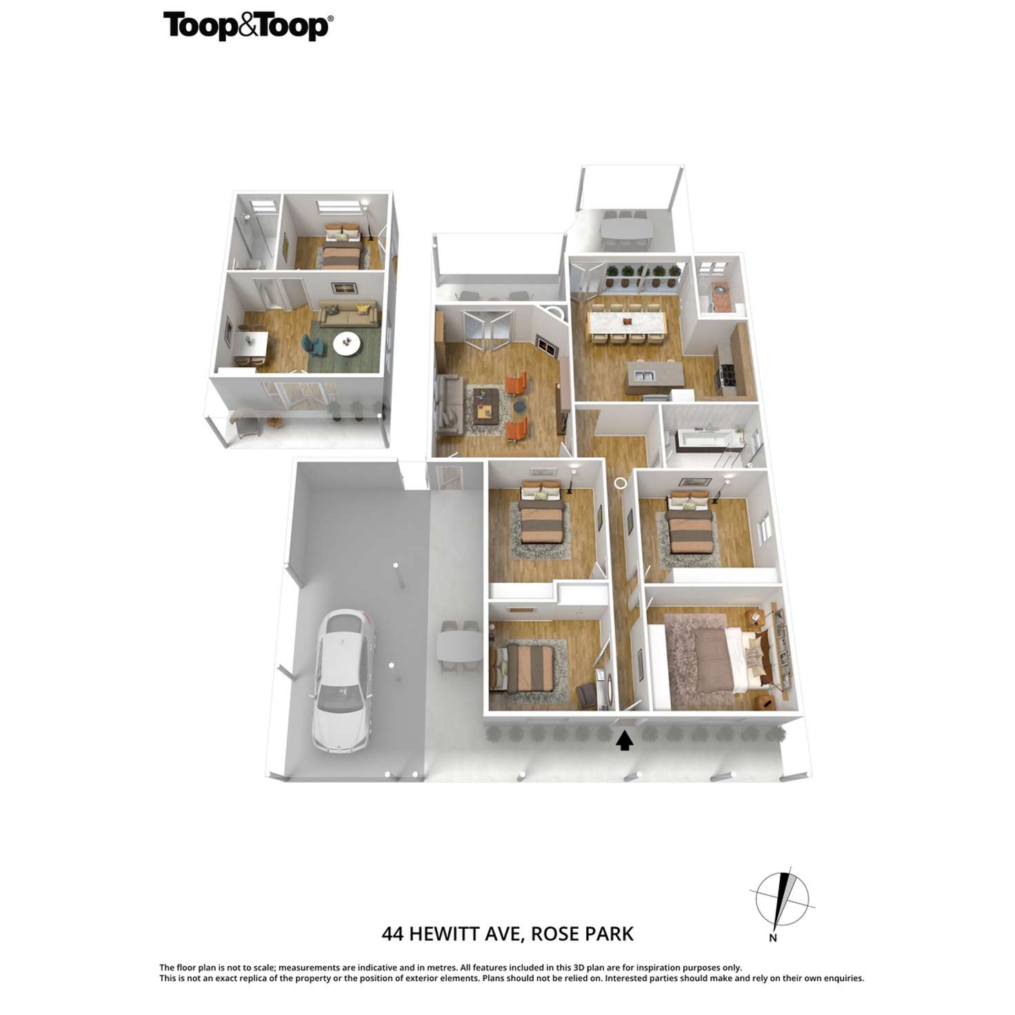 Floorplan of Homely house listing, 44 Hewitt Avenue, Rose Park SA 5067