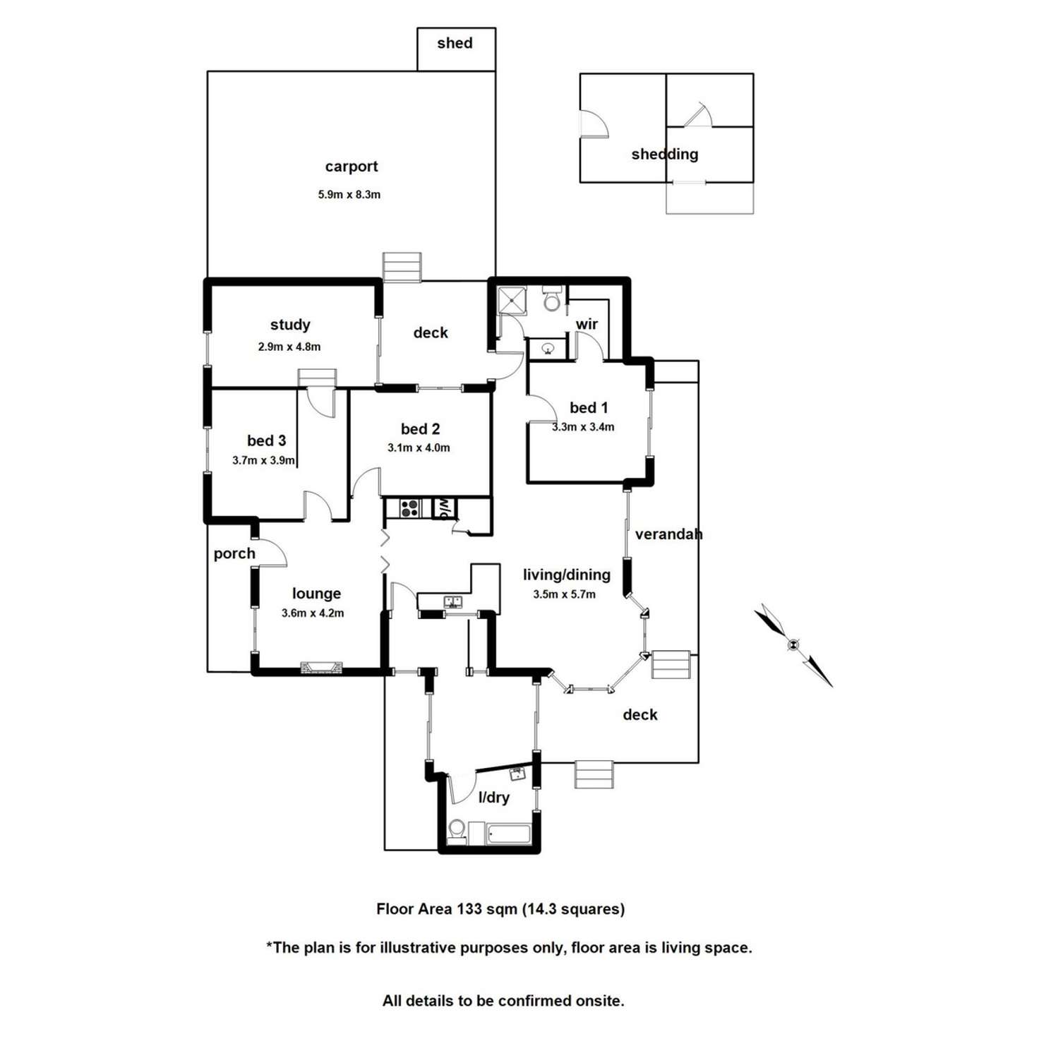 Floorplan of Homely house listing, 454 Belgrave Gembrook Road, Avonsleigh VIC 3782