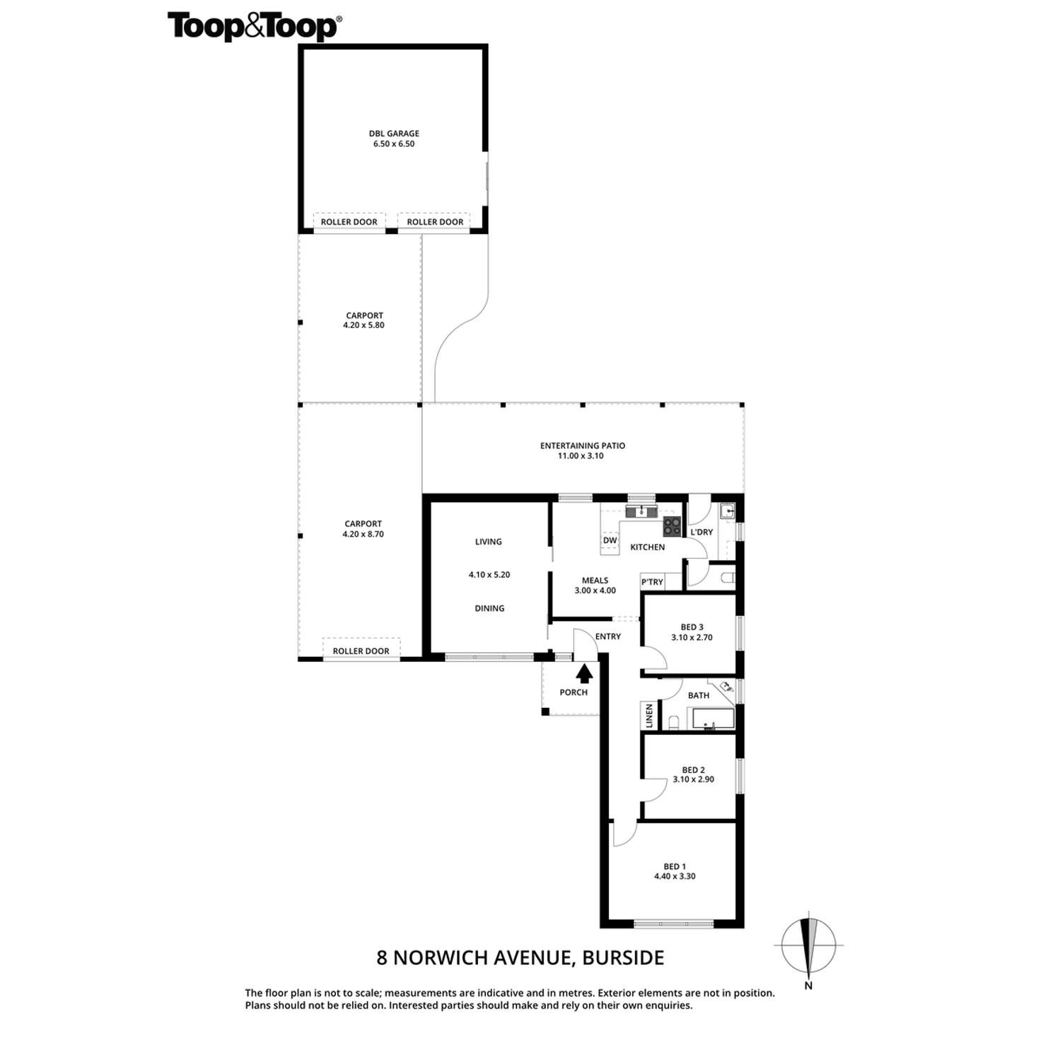 Floorplan of Homely house listing, 8 Norwich Avenue, Burnside SA 5066