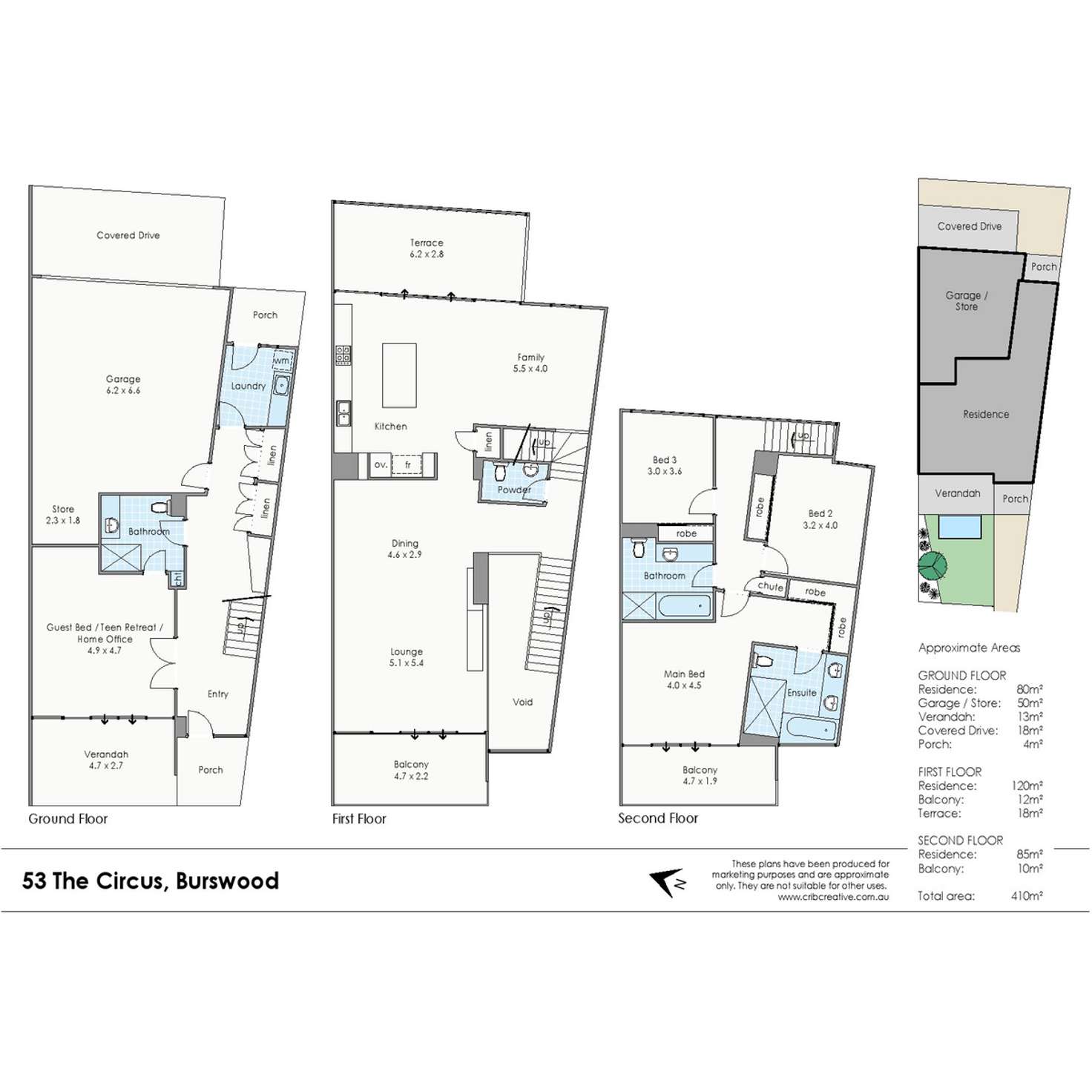 Floorplan of Homely house listing, 53 The Circus, Burswood WA 6100