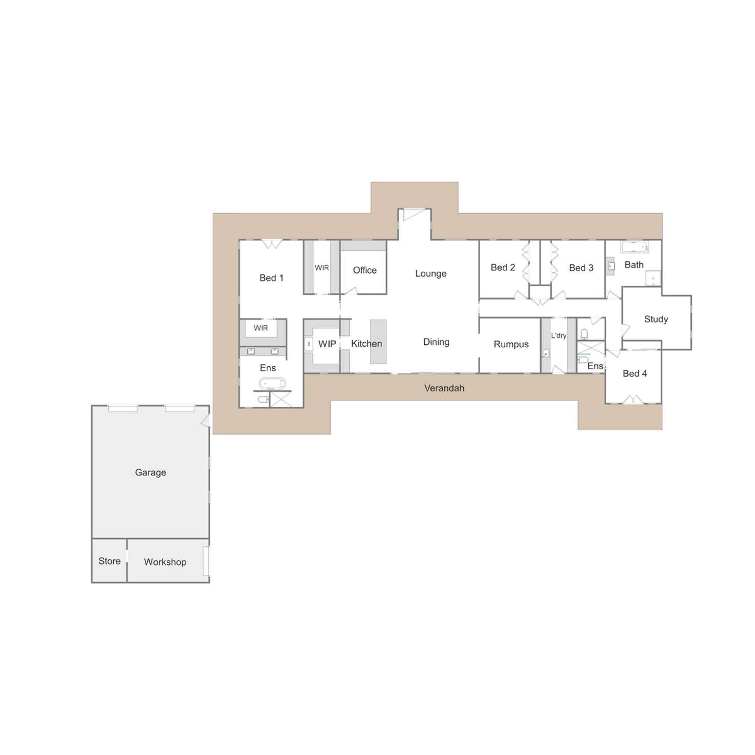 Floorplan of Homely house listing, Address available on request