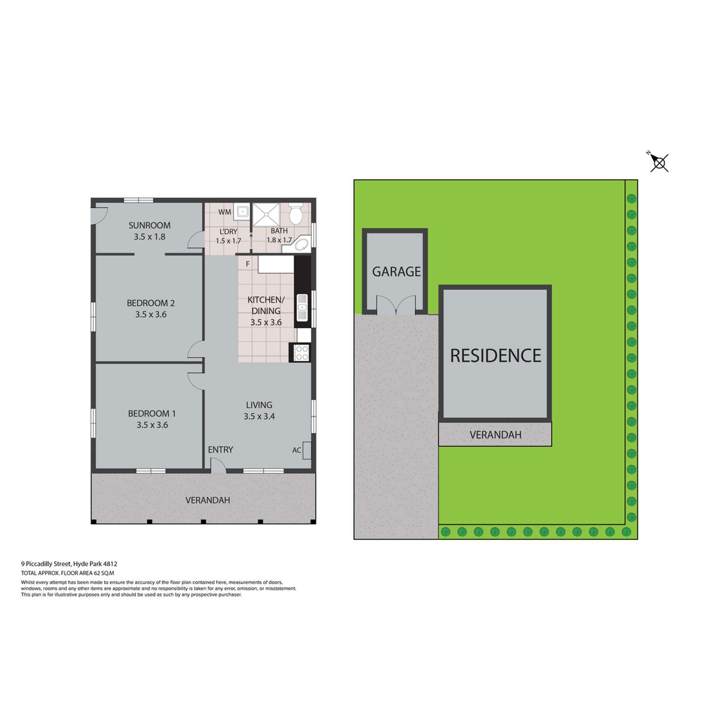 Floorplan of Homely house listing, 9 Piccadilly Street, Hyde Park QLD 4812