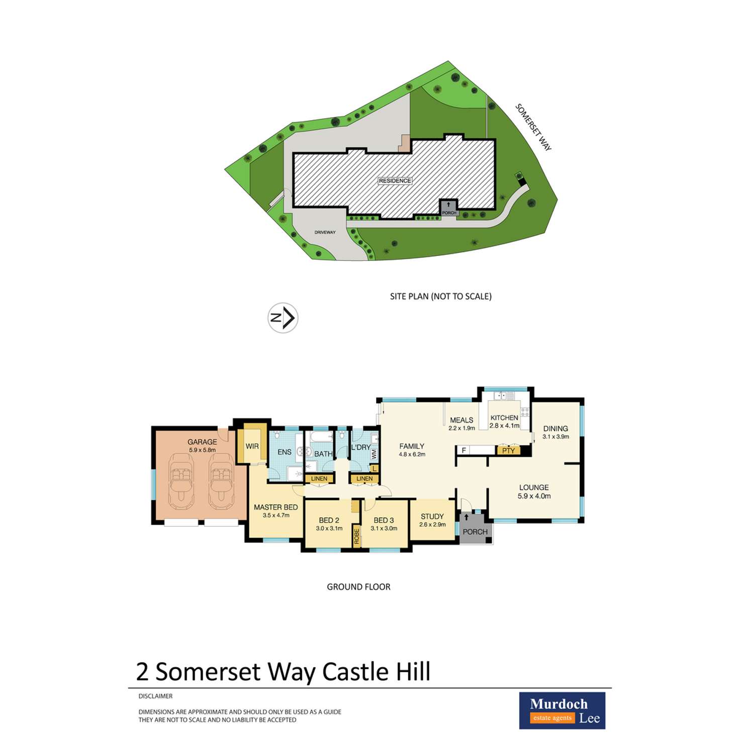 Floorplan of Homely house listing, 2 Somerset Way, Castle Hill NSW 2154