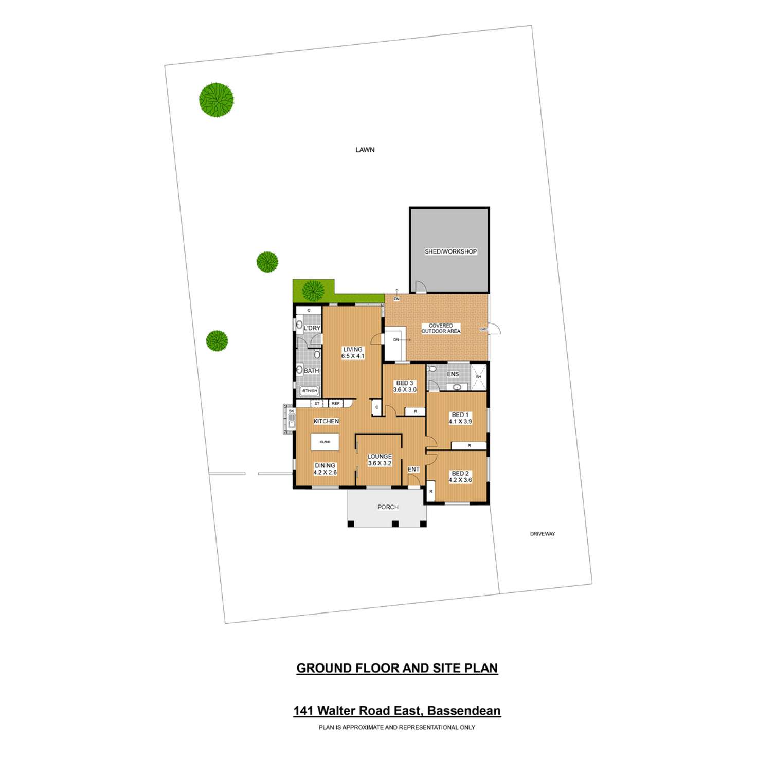 Floorplan of Homely house listing, 141 Walter Road East, Bassendean WA 6054