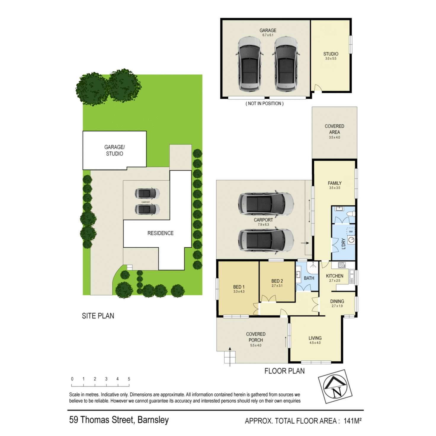 Floorplan of Homely house listing, 59 Thomas Street, Barnsley NSW 2278