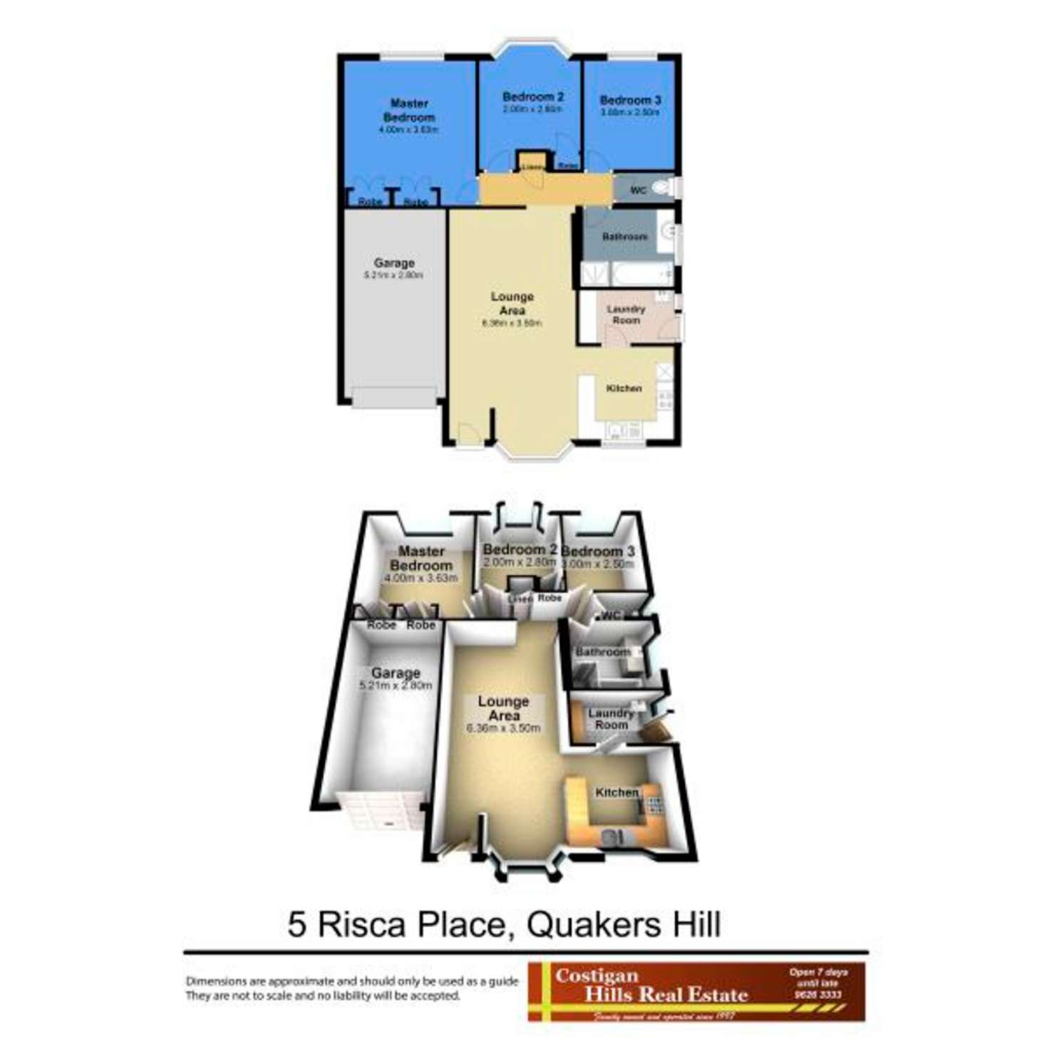 Floorplan of Homely semiDetached listing, 5 Risca Place, Quakers Hill NSW 2763