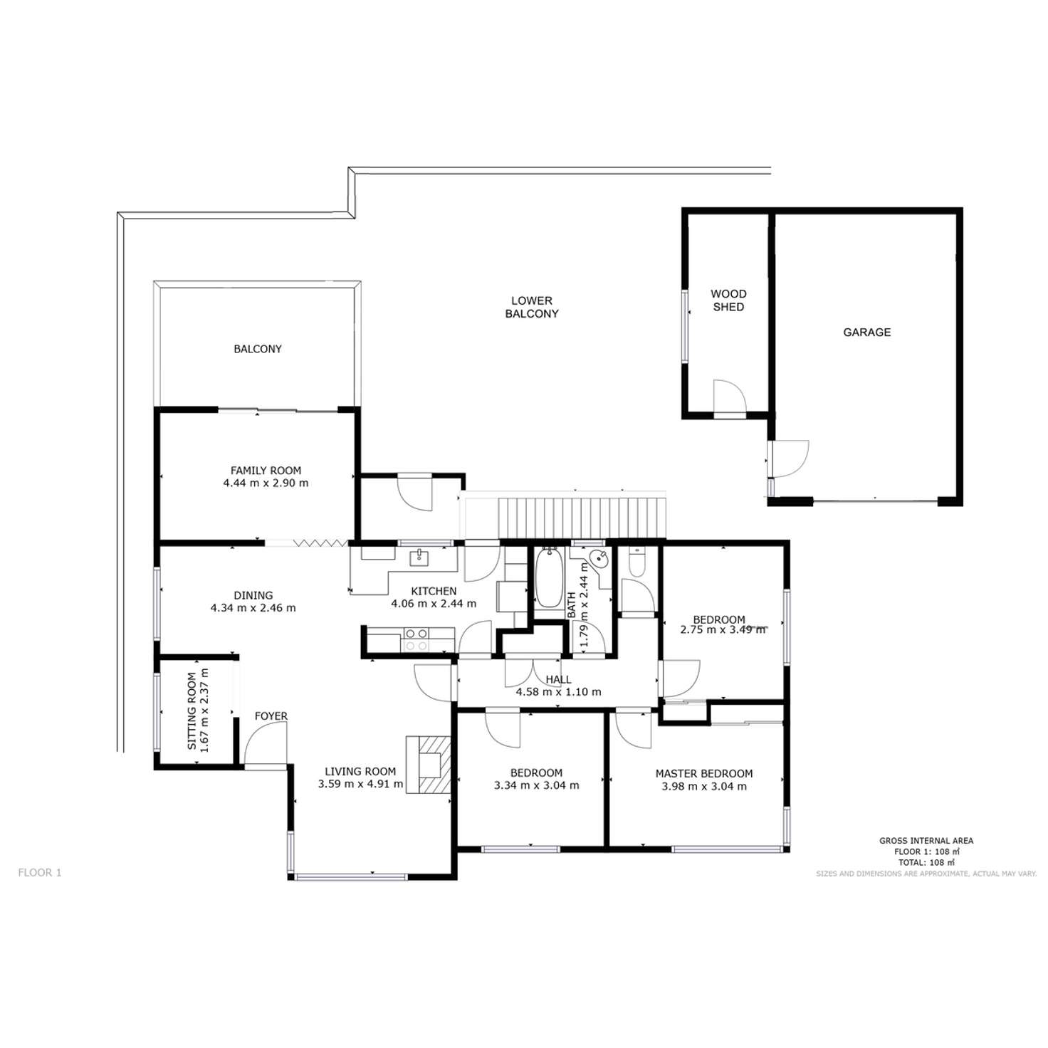 Floorplan of Homely house listing, 4 Bradfield Street, Claremont TAS 7011