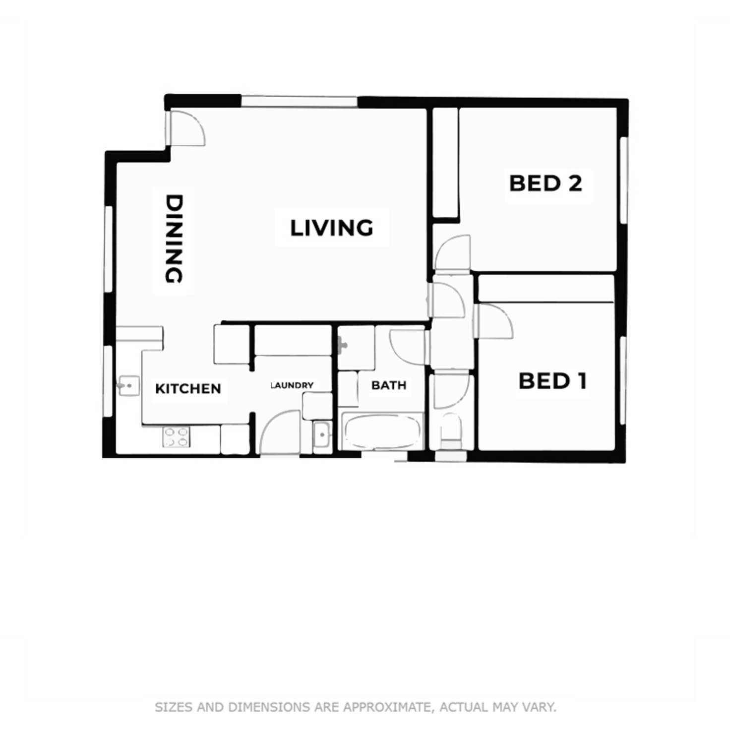 Floorplan of Homely unit listing, 1/21 Hollingsworth Street, Brighton TAS 7030