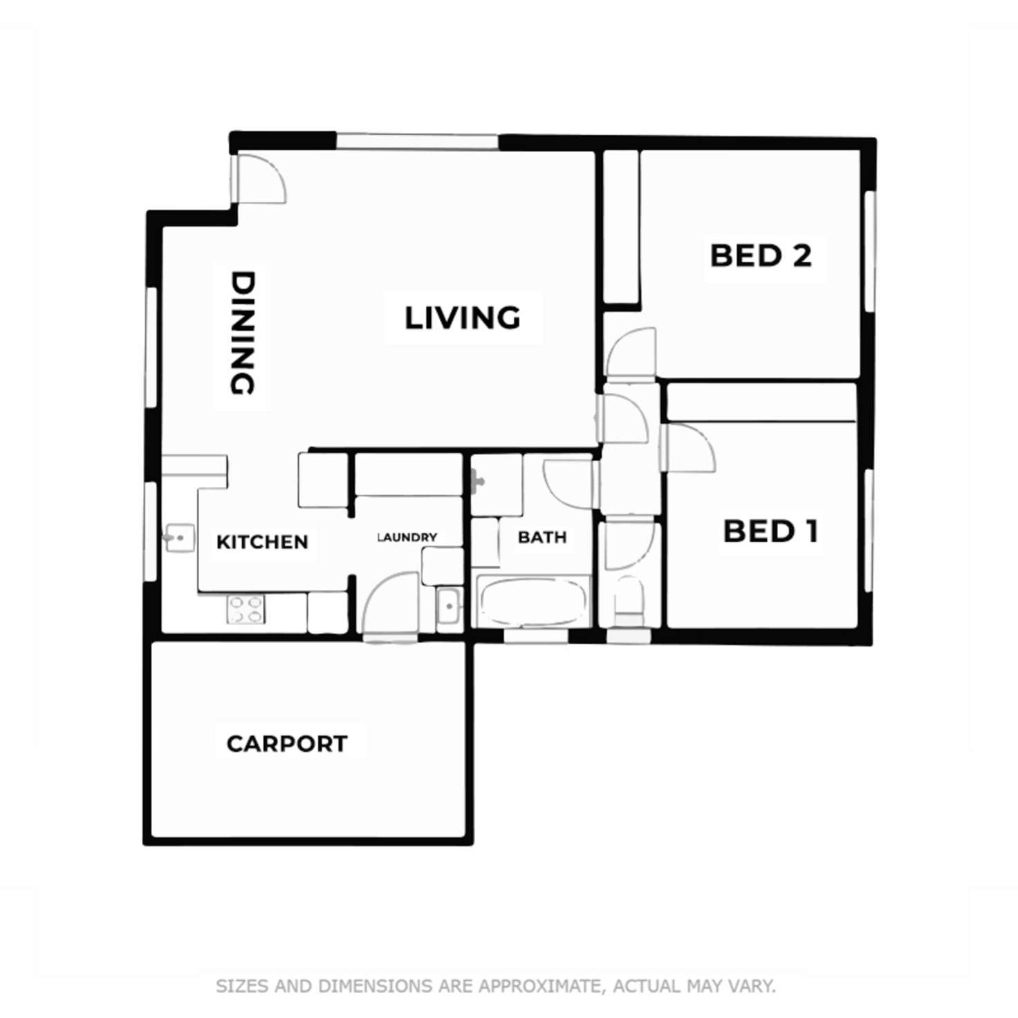 Floorplan of Homely unit listing, 1/16 Brooke Street, Brighton TAS 7030