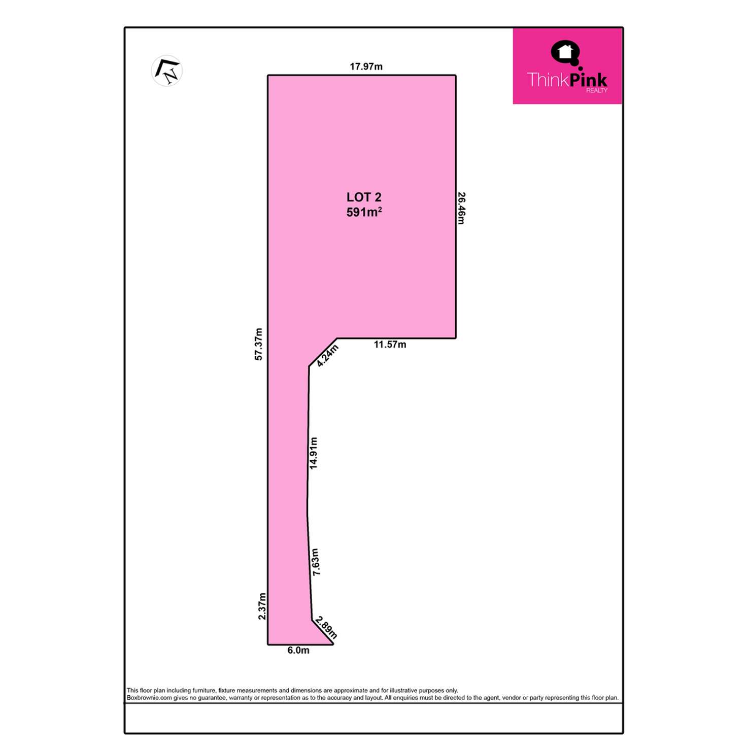 Floorplan of Homely residentialLand listing, LOT 2, 61 Arlunya Avenue, Belmont WA 6104
