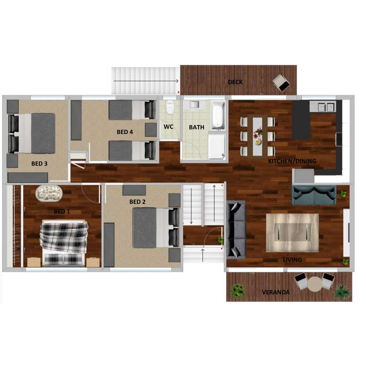 Floorplan of Homely house listing, 17 Boscawan Crescent, Bellbird Park QLD 4300