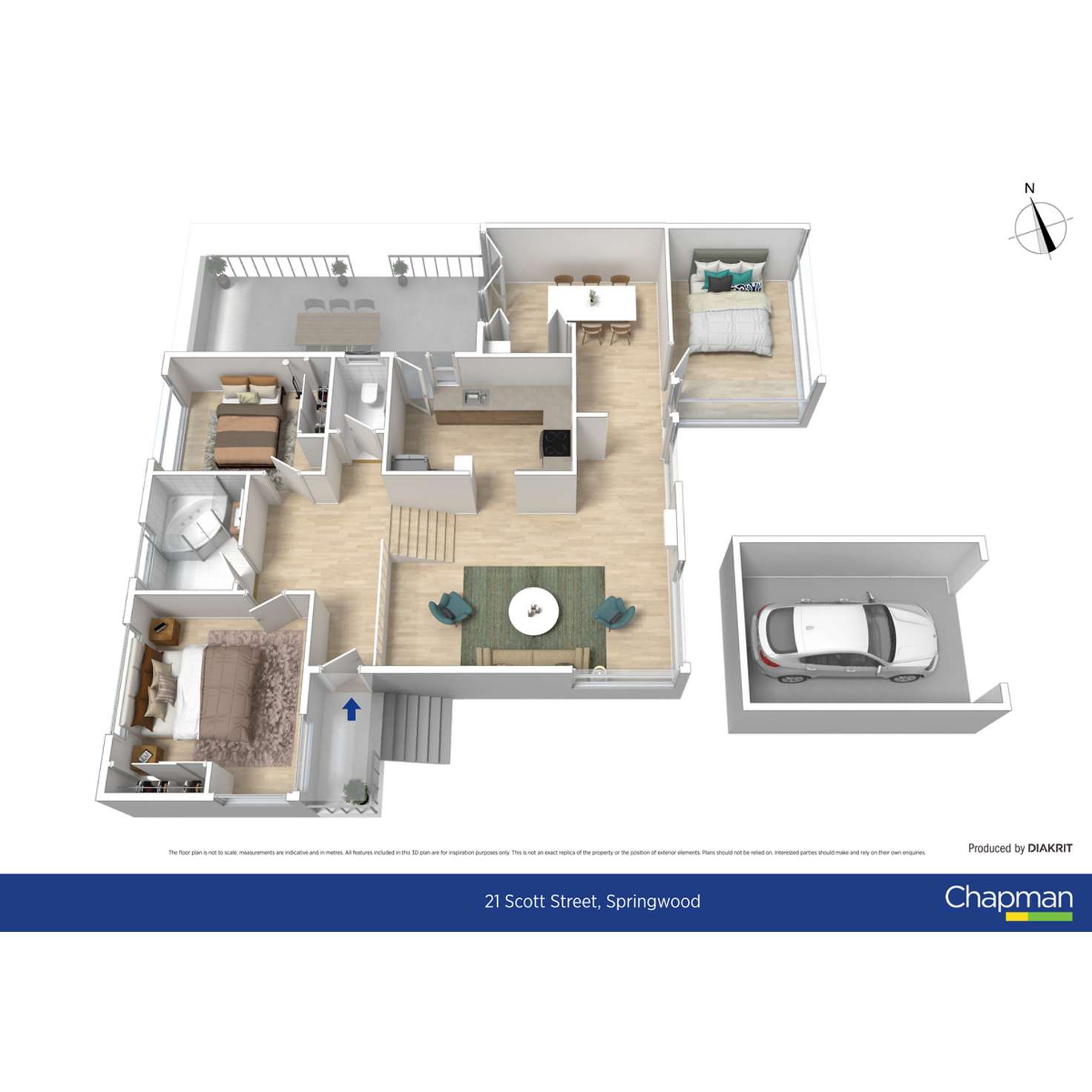 Floorplan of Homely house listing, 21 Scott Street, Springwood NSW 2777