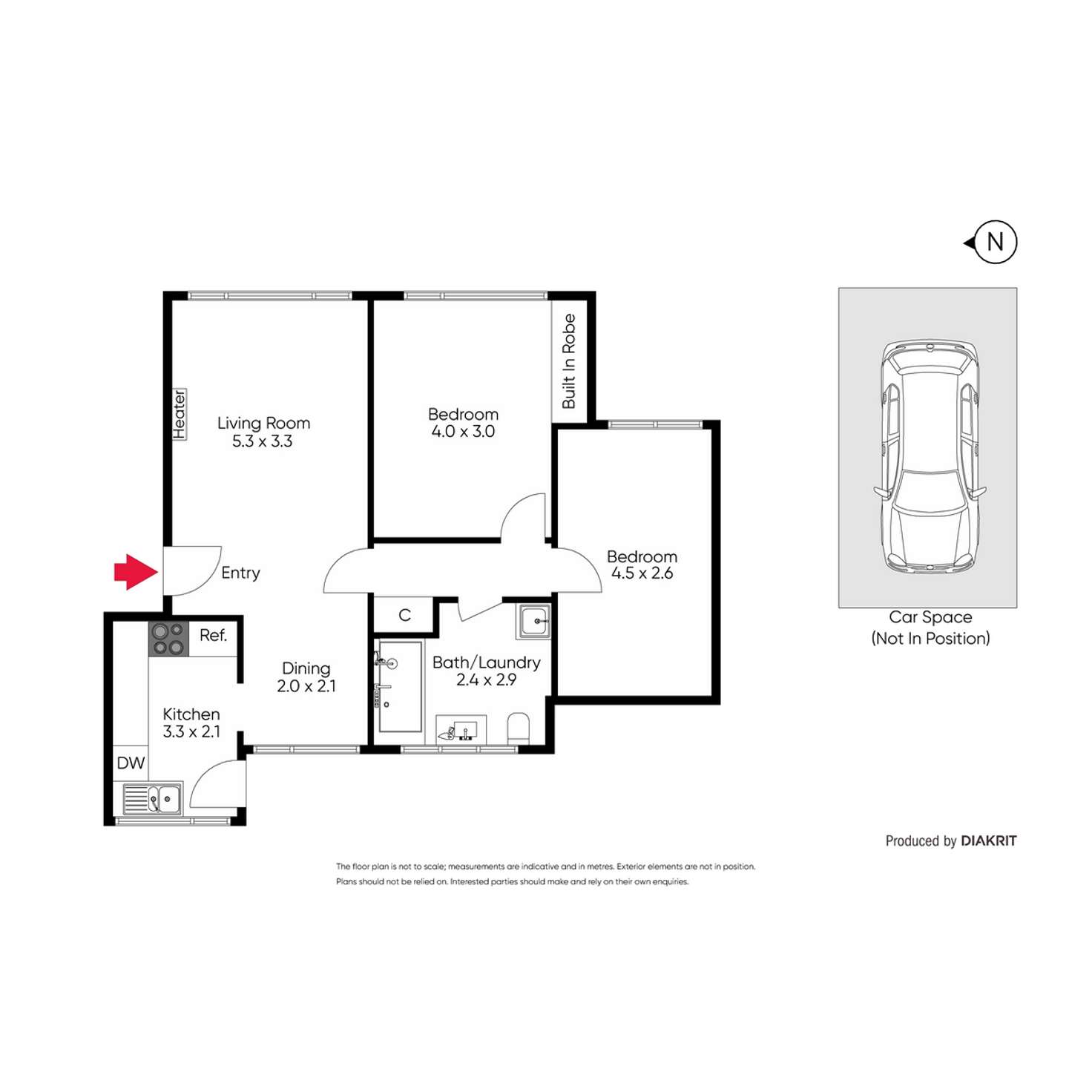 Floorplan of Homely apartment listing, 3/64 Studley Park Road, Kew VIC 3101