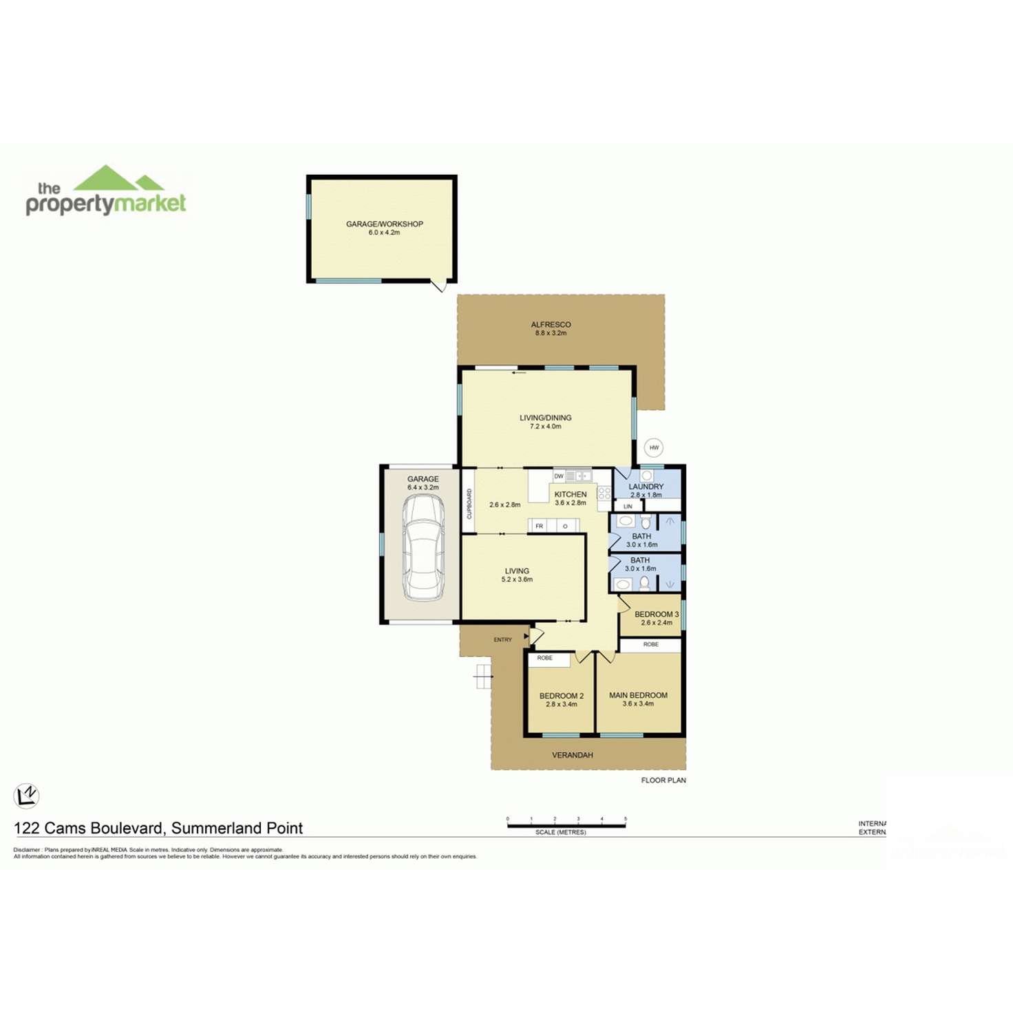 Floorplan of Homely house listing, 122 Cams Boulevard, Summerland Point NSW 2259