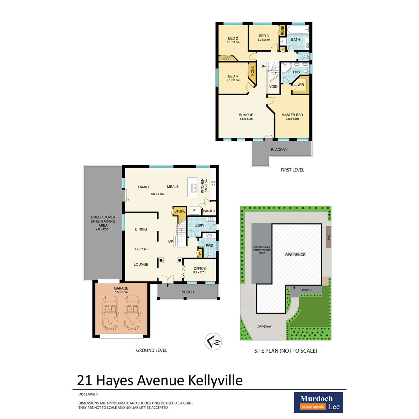 Floorplan of Homely house listing, 21 Hayes Avenue, Kellyville NSW 2155