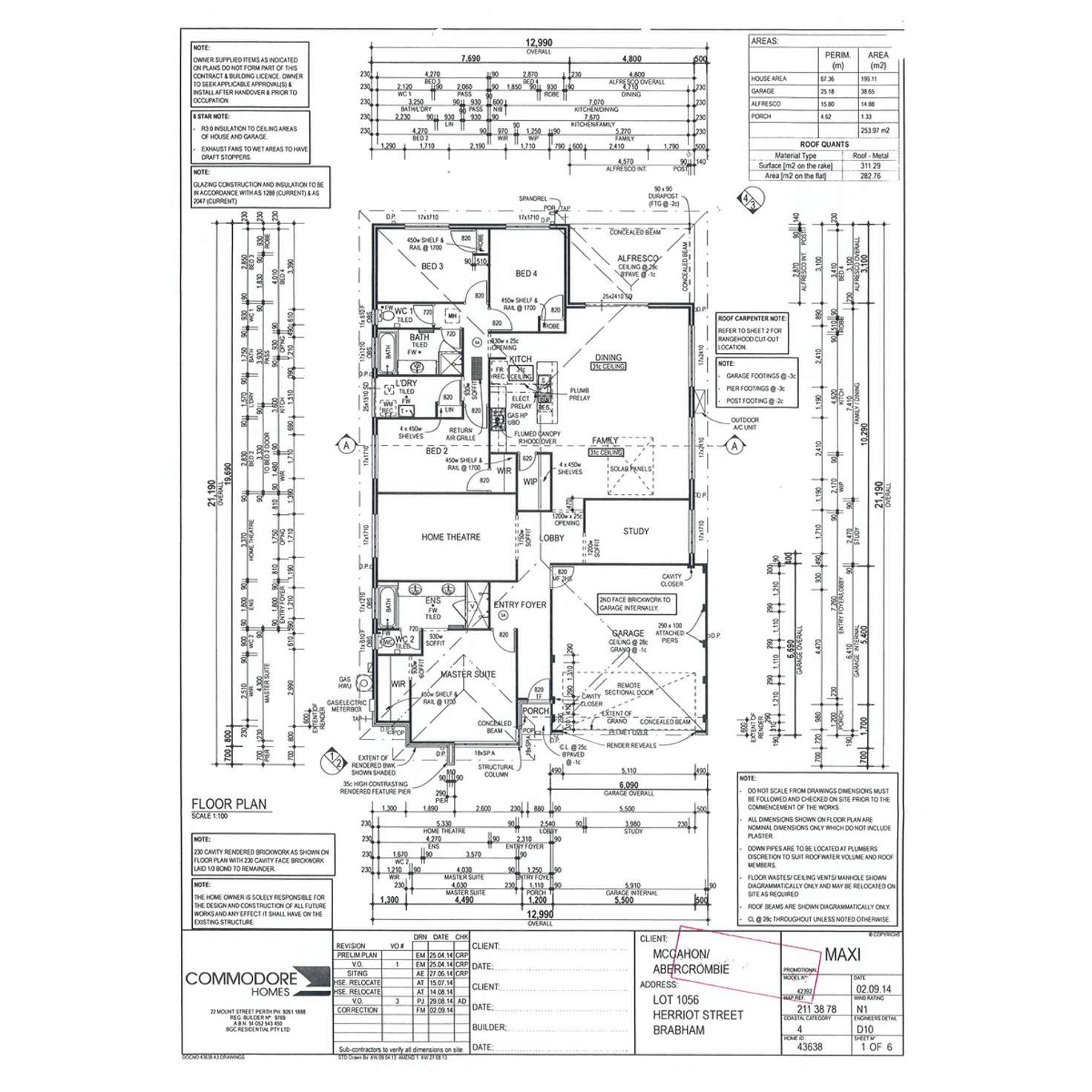 Floorplan of Homely house listing, 8 Heriot Street, Brabham WA 6055