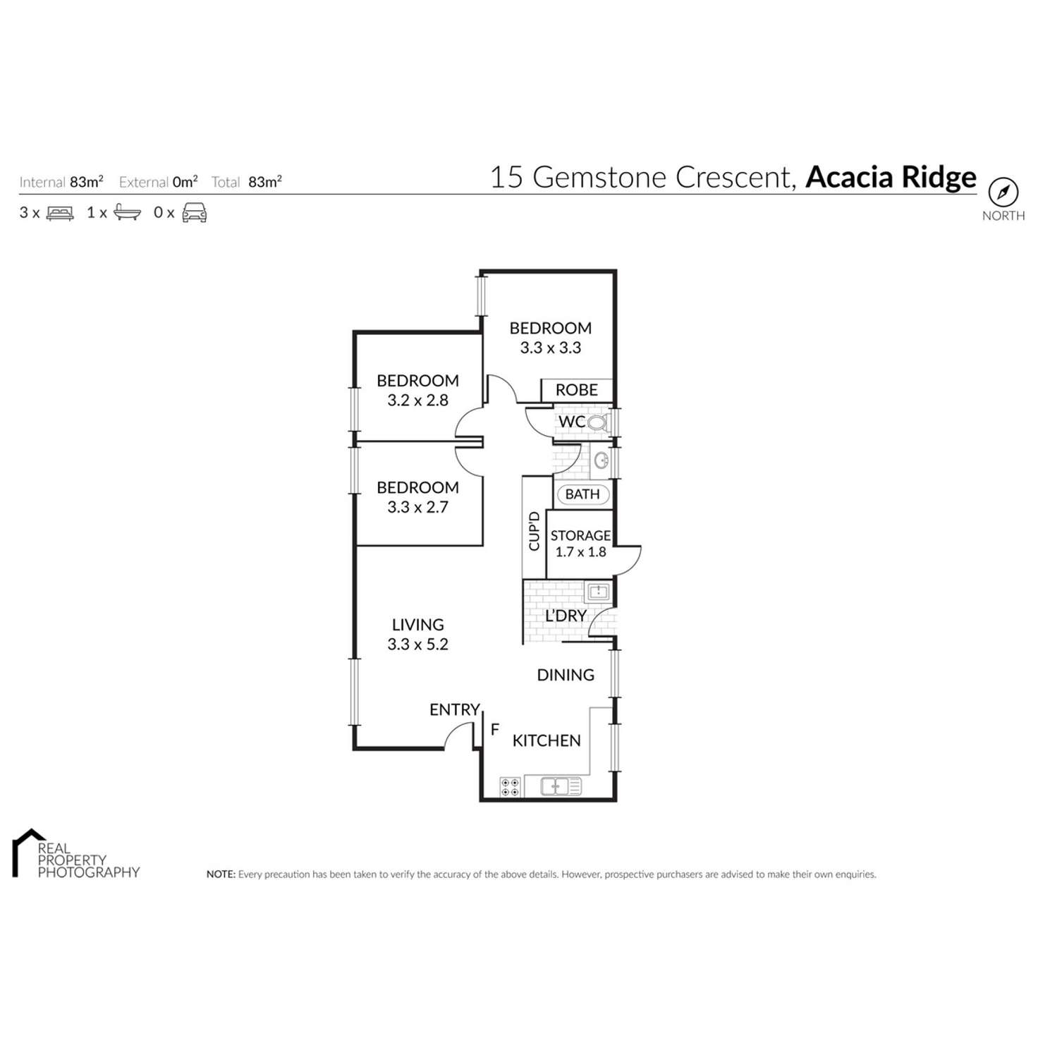 Floorplan of Homely house listing, 15 Gemstone Crescent, Acacia Ridge QLD 4110