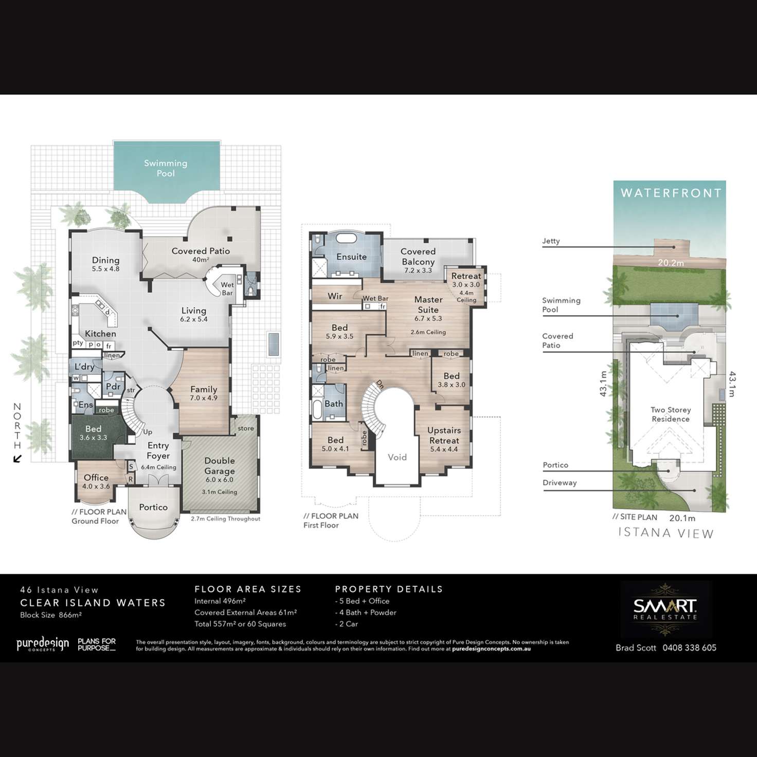 Floorplan of Homely house listing, 46 Istana View, Clear Island Waters QLD 4226