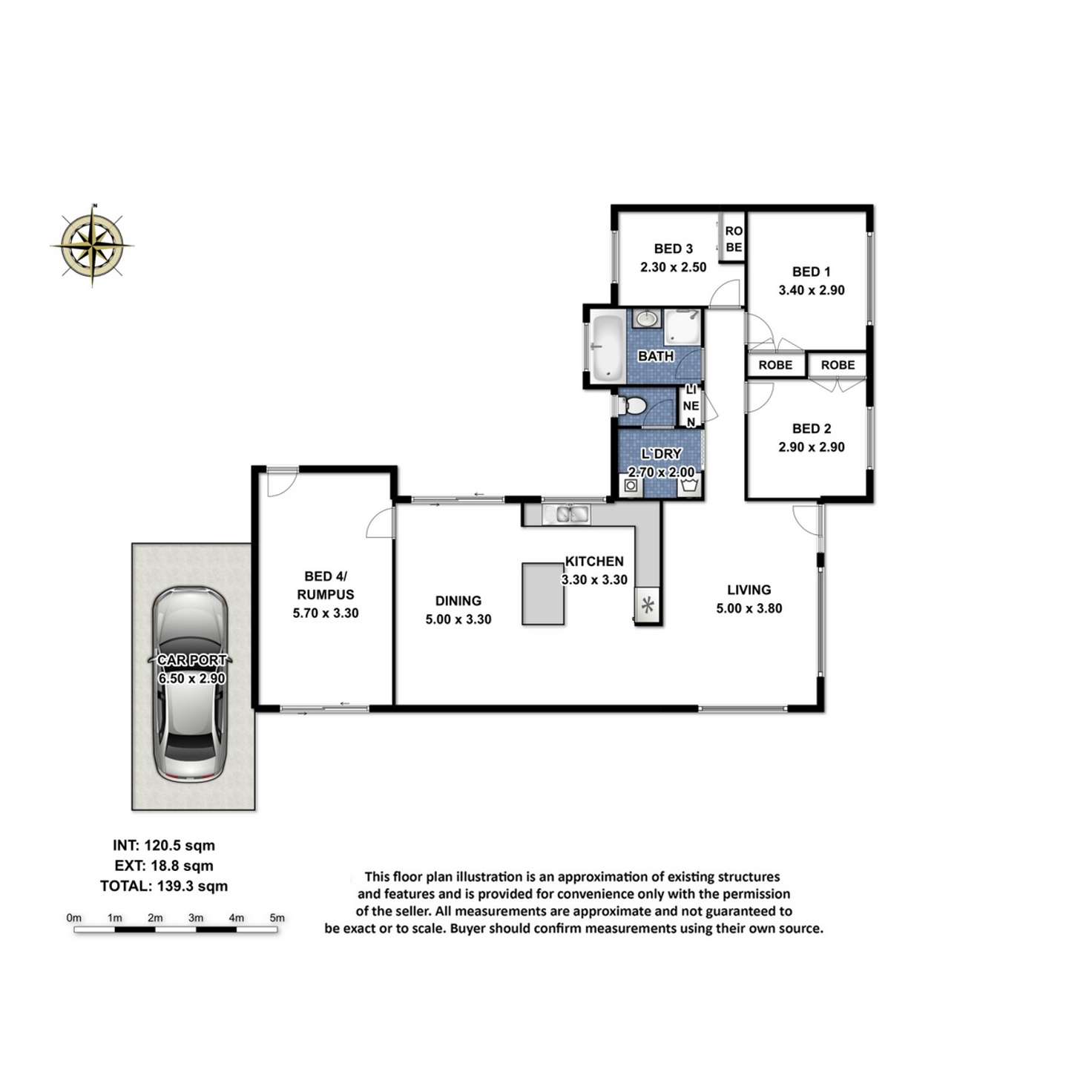 Floorplan of Homely house listing, 3 Amanda Drive, Centenary Heights QLD 4350