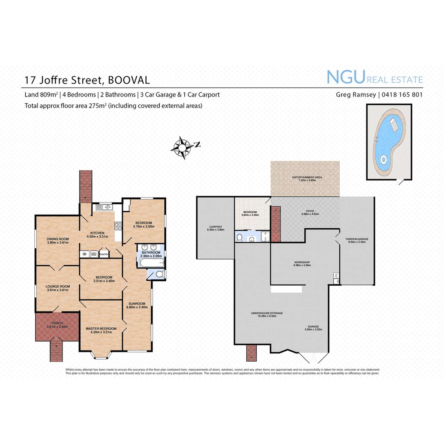 Floorplan of Homely house listing, 17 Joffre Street, Booval QLD 4304