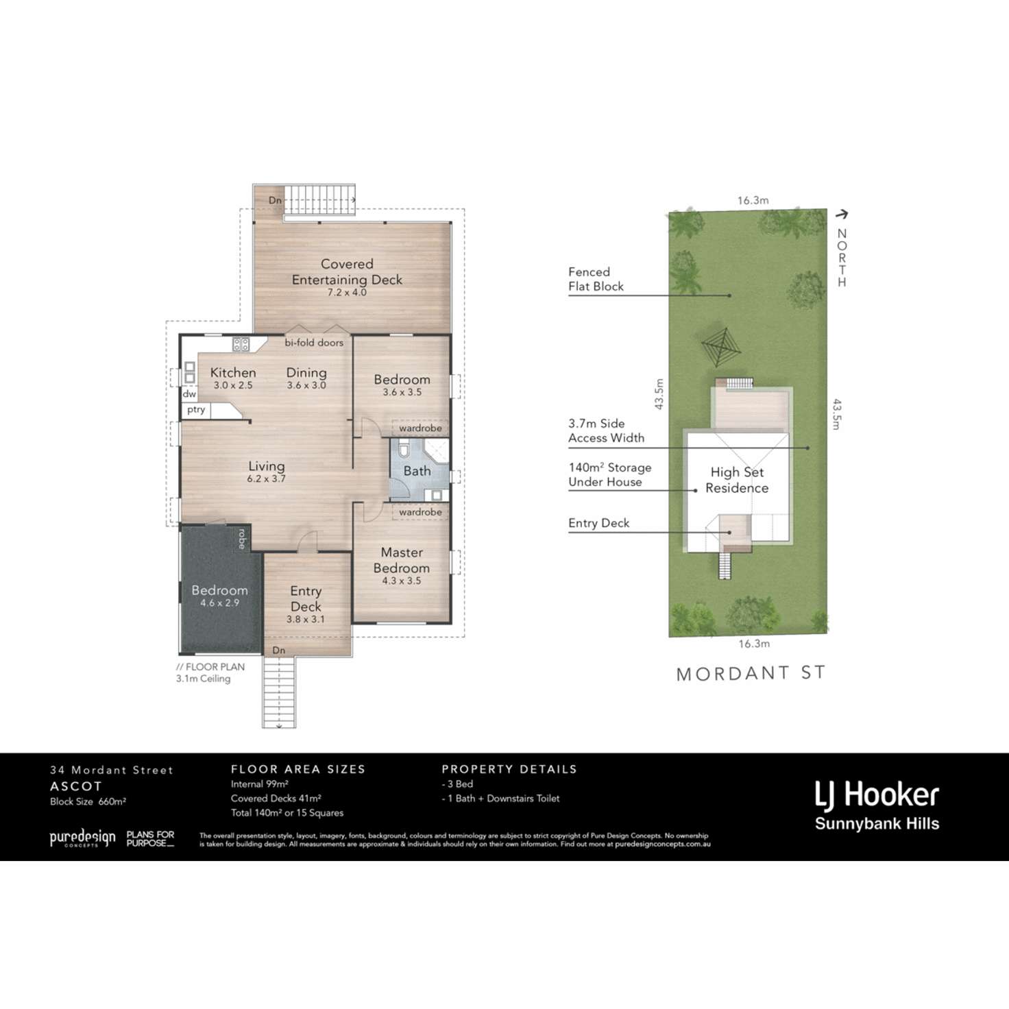 Floorplan of Homely house listing, 34 Mordant Street, Ascot QLD 4007