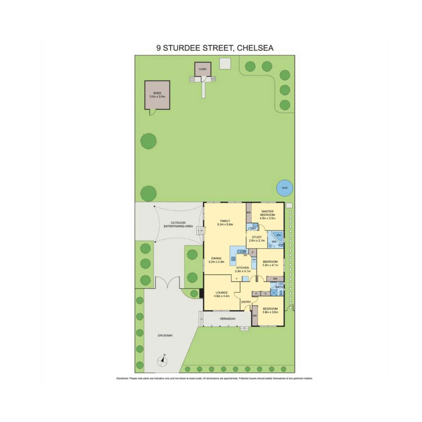 Floorplan of Homely house listing, 9 Sturdee Street, Chelsea VIC 3196