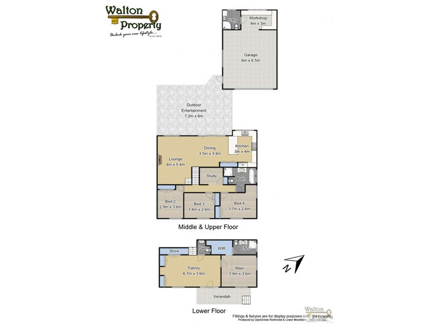 Floorplan of Homely house listing, 8 Central Street, Wentworth Falls NSW 2782