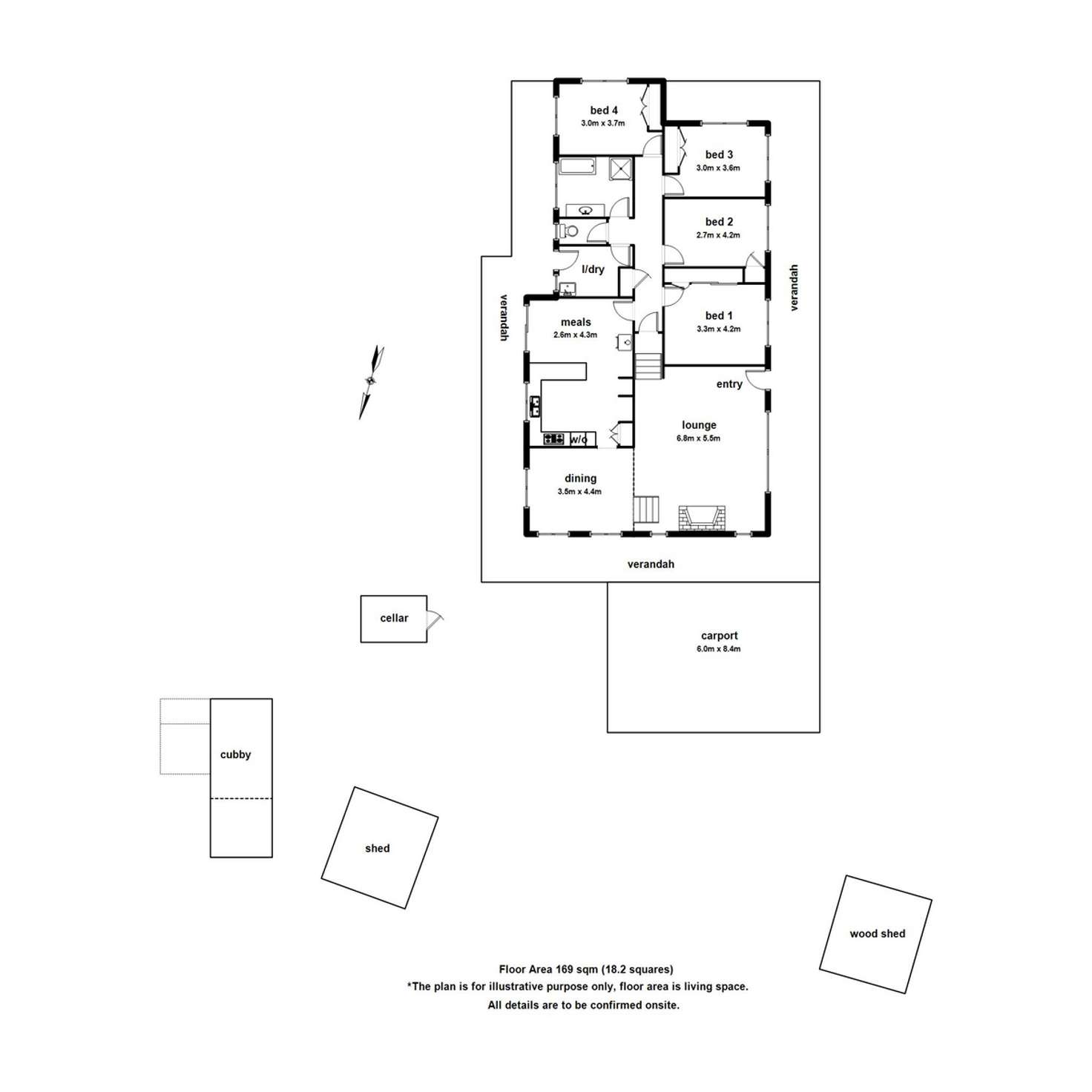 Floorplan of Homely house listing, 10 Aclare Street, Cockatoo VIC 3781