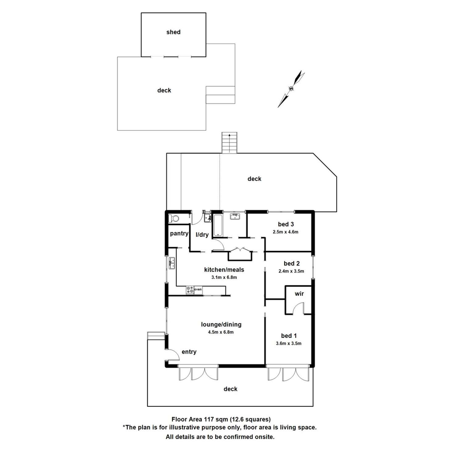 Floorplan of Homely house listing, 13 Alexander Road, Cockatoo VIC 3781