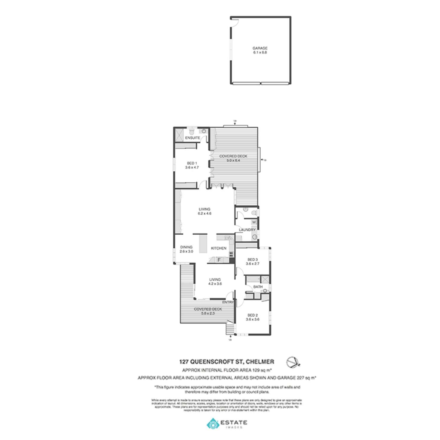 Floorplan of Homely house listing, 127 Queenscroft Street, Chelmer QLD 4068