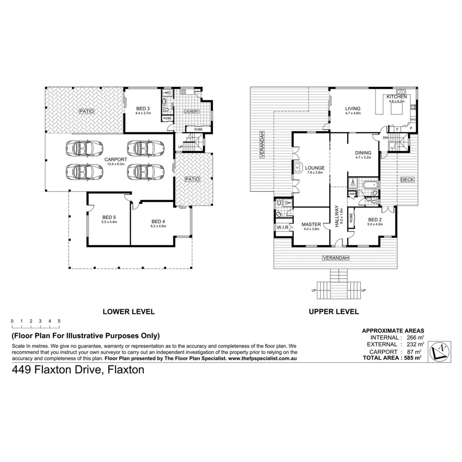 Floorplan of Homely house listing, 449 - 455 Flaxton Drive, Flaxton QLD 4560