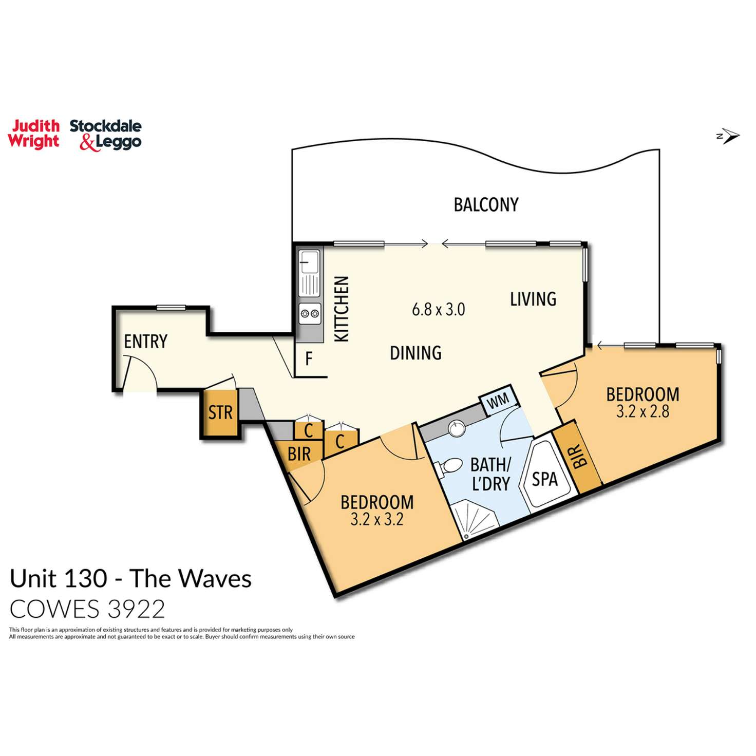 Floorplan of Homely apartment listing, 130/1 Findlay Street, Cowes VIC 3922