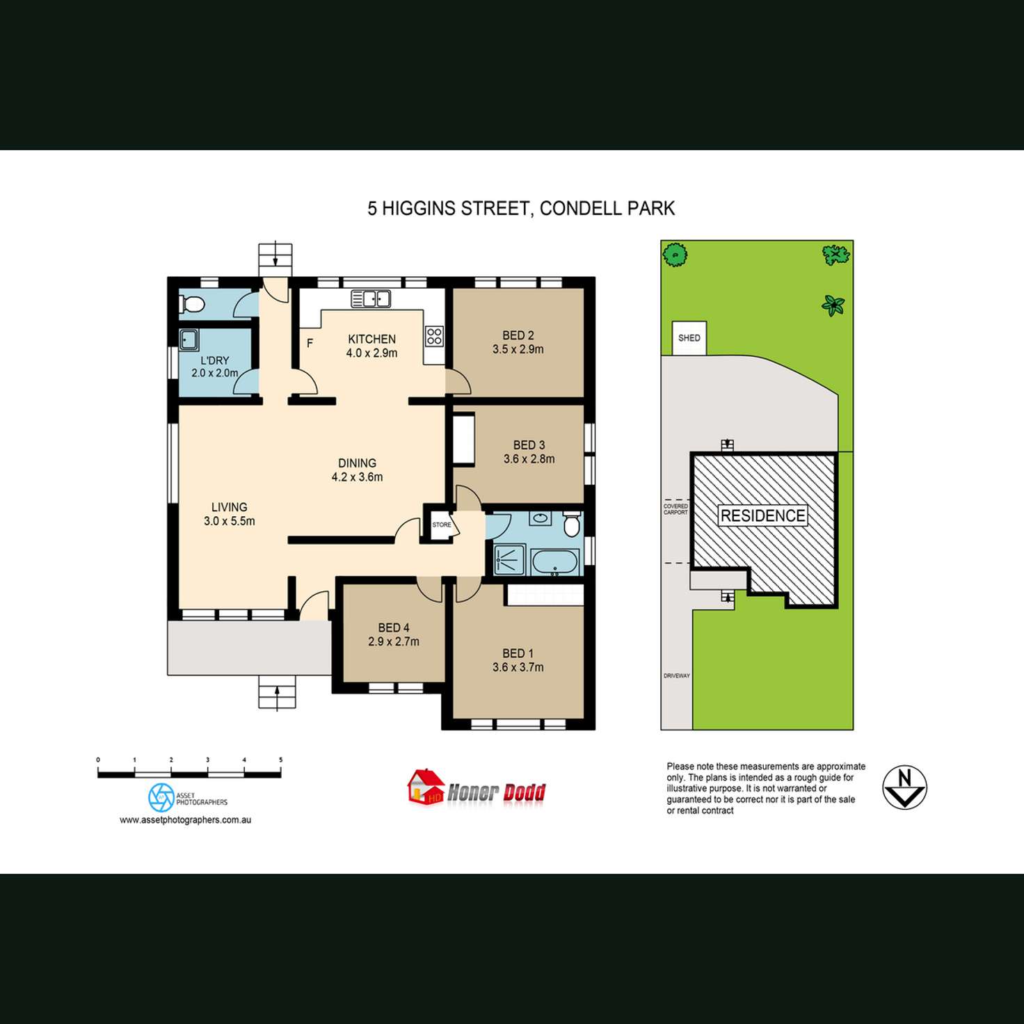 Floorplan of Homely house listing, 5 Higgins Street, Condell Park NSW 2200
