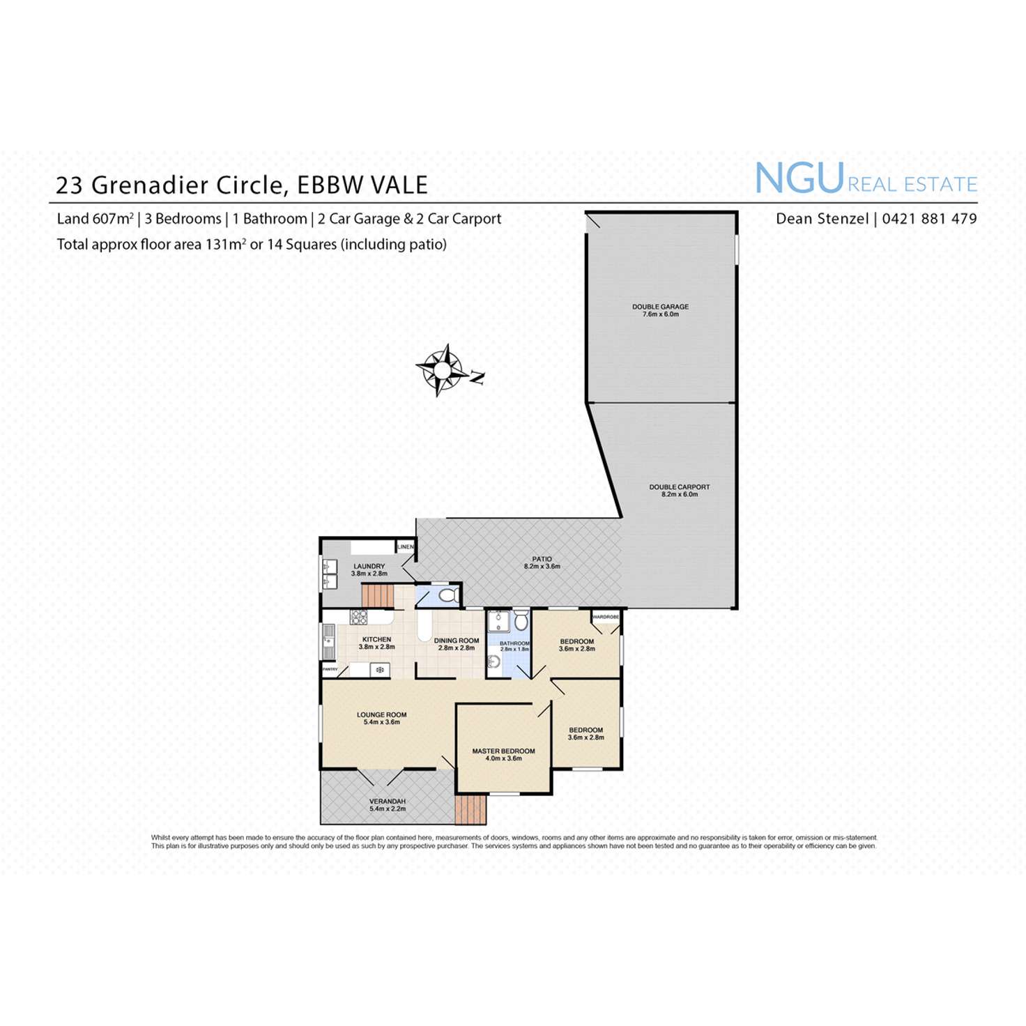 Floorplan of Homely house listing, 23 Grenadier Circle, Ebbw Vale QLD 4304