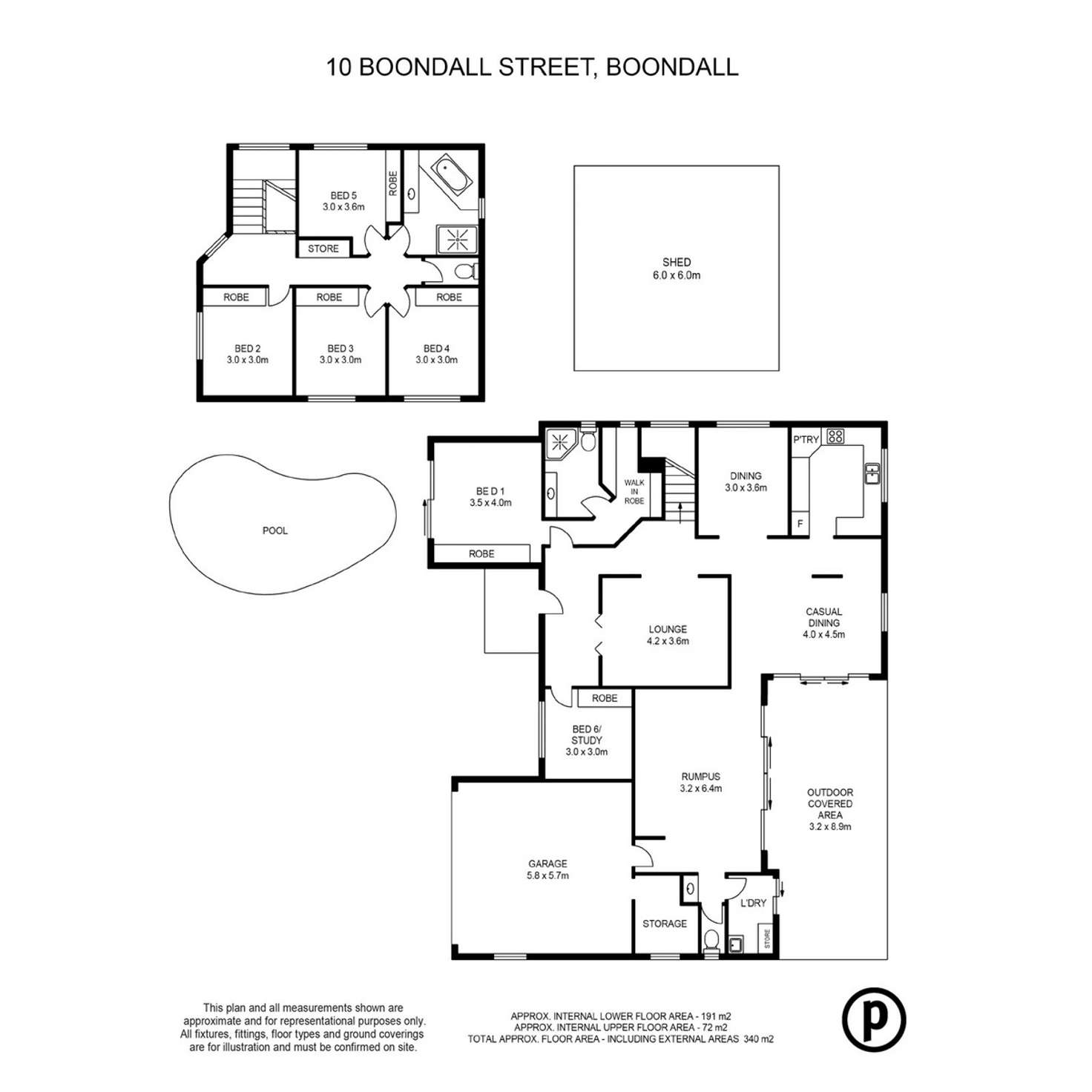 Floorplan of Homely house listing, 10 Boondall Street, Boondall QLD 4034