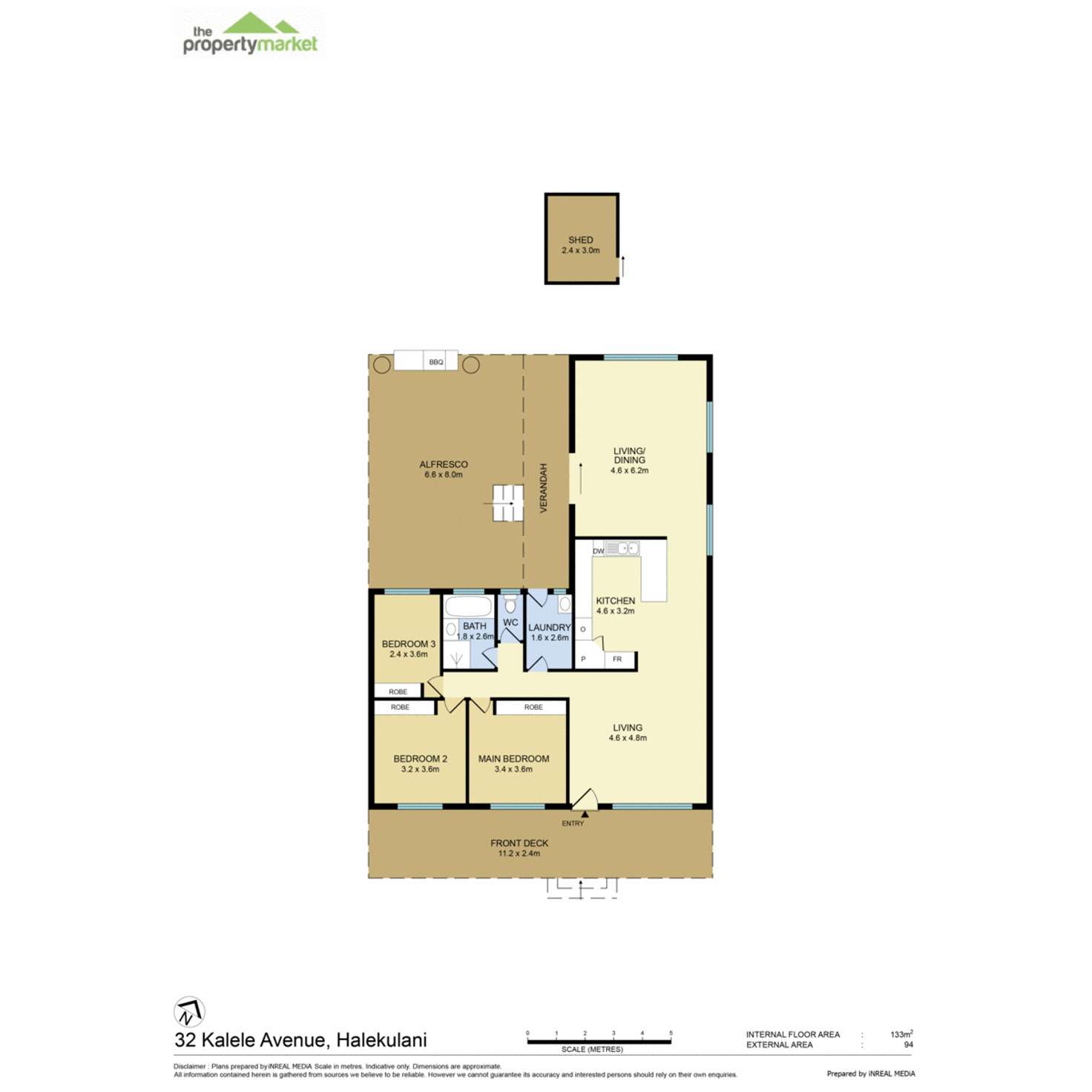 Floorplan of Homely house listing, 32 Kalele Avenue, Halekulani NSW 2262