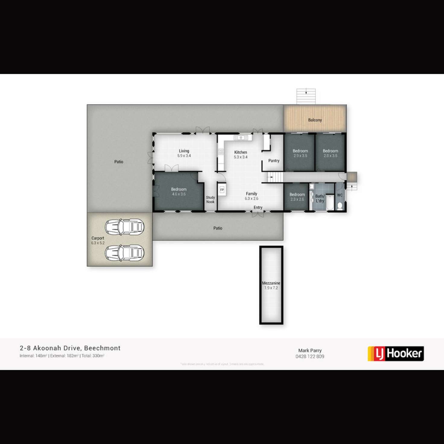 Floorplan of Homely house listing, 2-8 Akoonah Drive, Beechmont QLD 4211