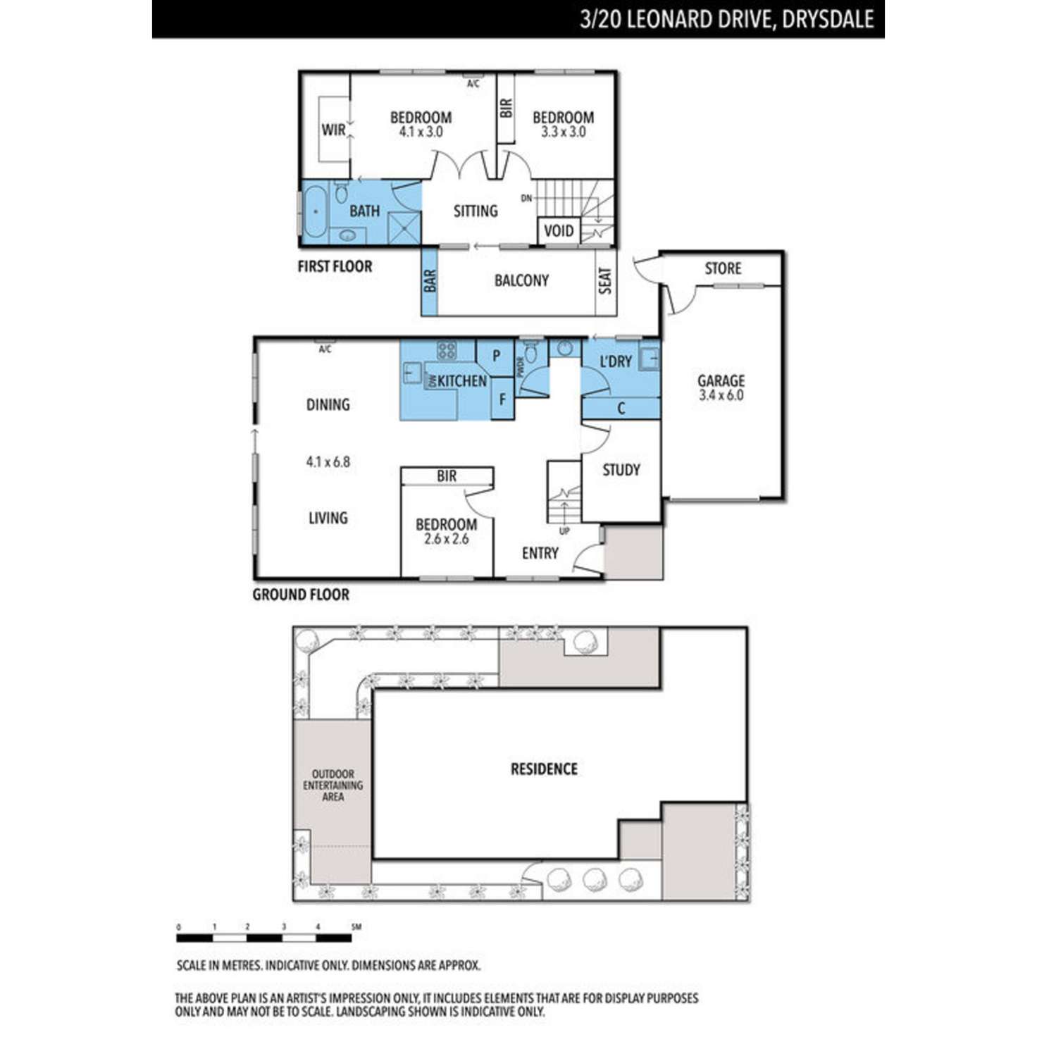 Floorplan of Homely house listing, 3/20 Leonard Drive, Drysdale VIC 3222