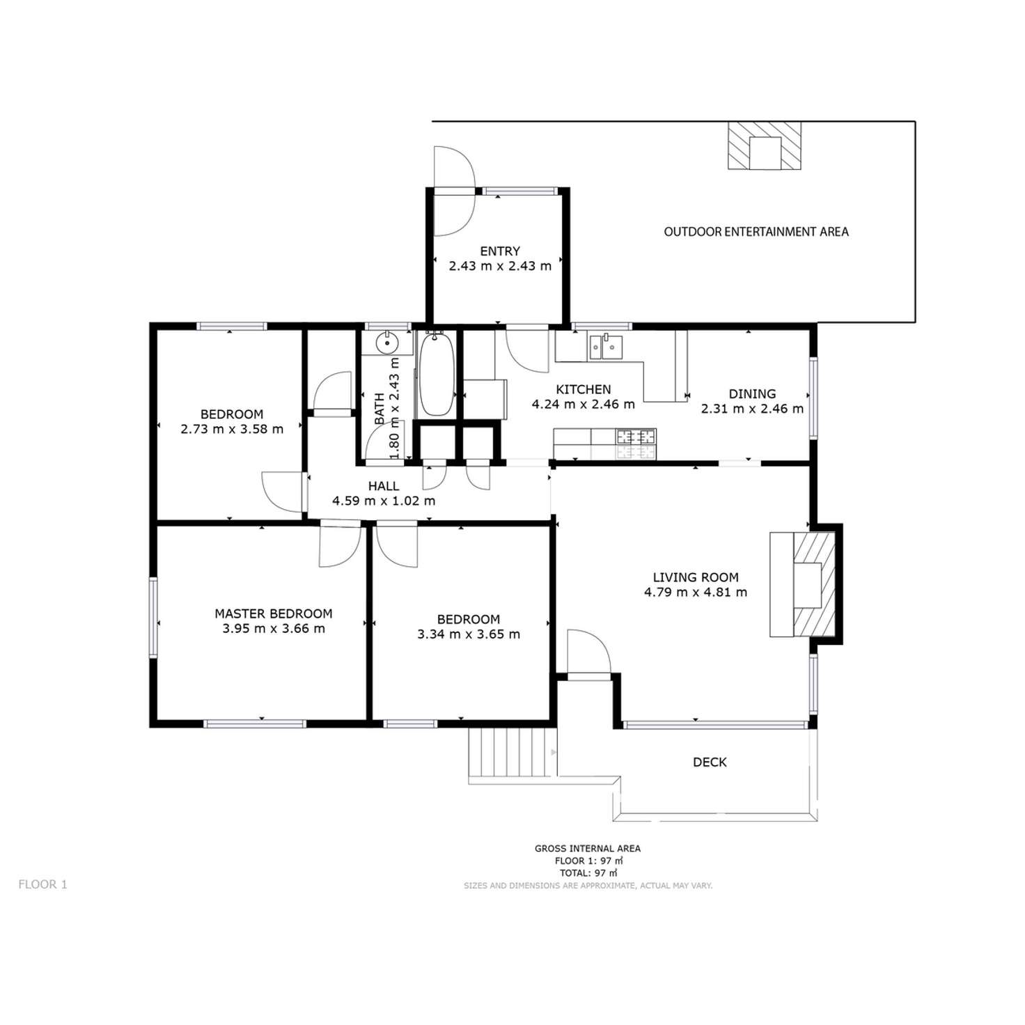 Floorplan of Homely house listing, 6 Esdaile Street, Claremont TAS 7011